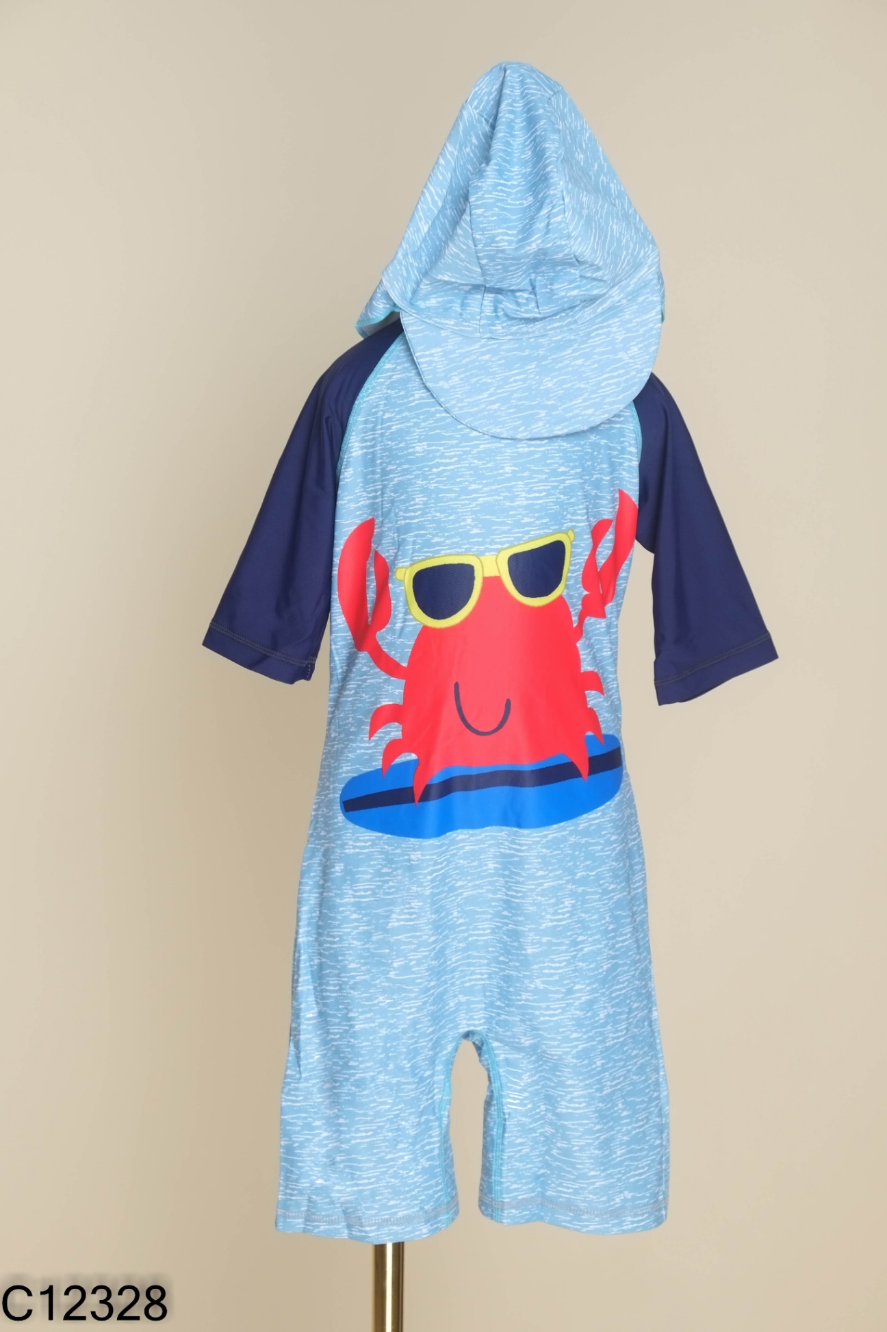 SET Đồ bơi xanh con cua + mũ KIDS