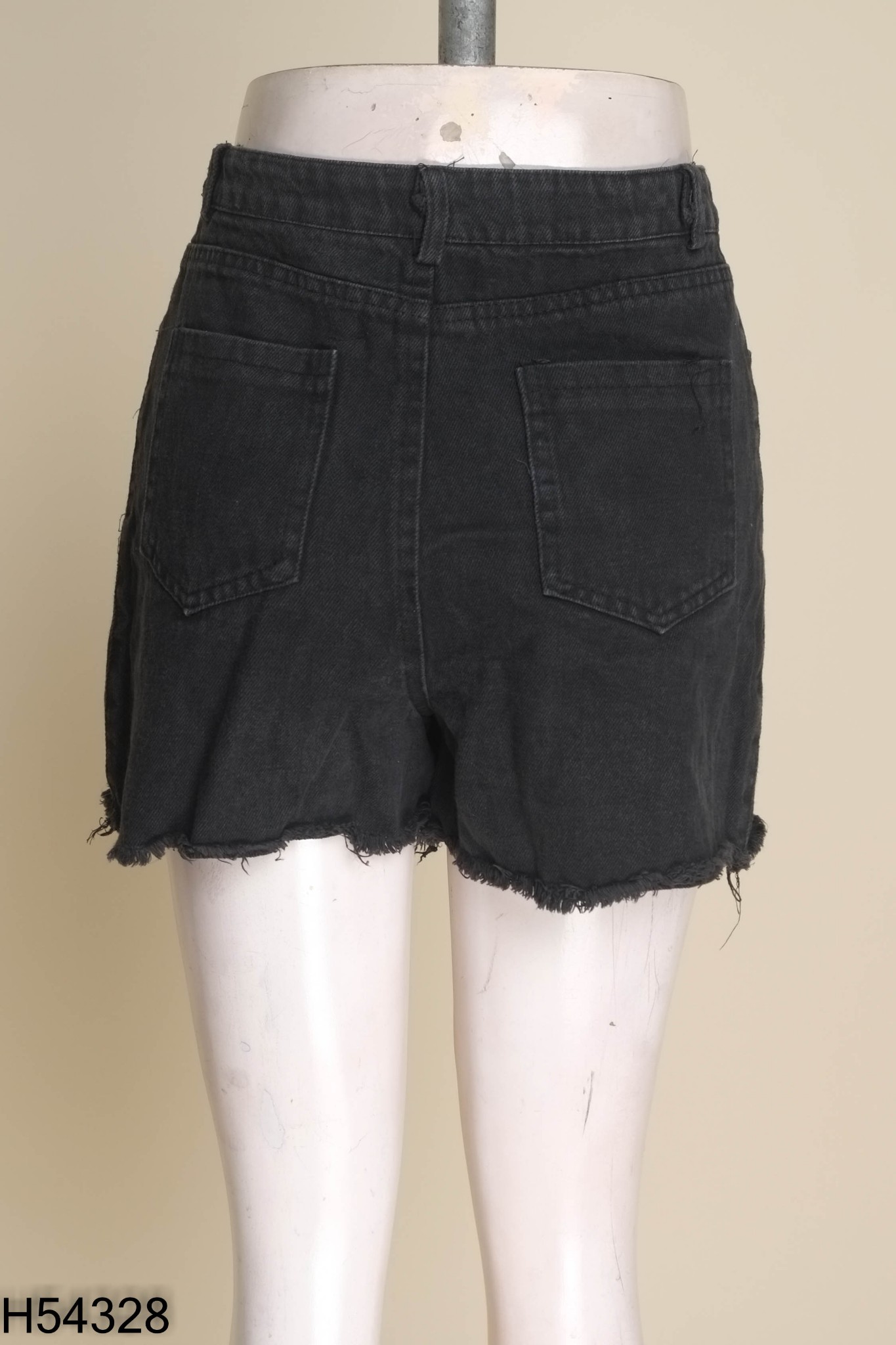 Quần giả váy jeans đen