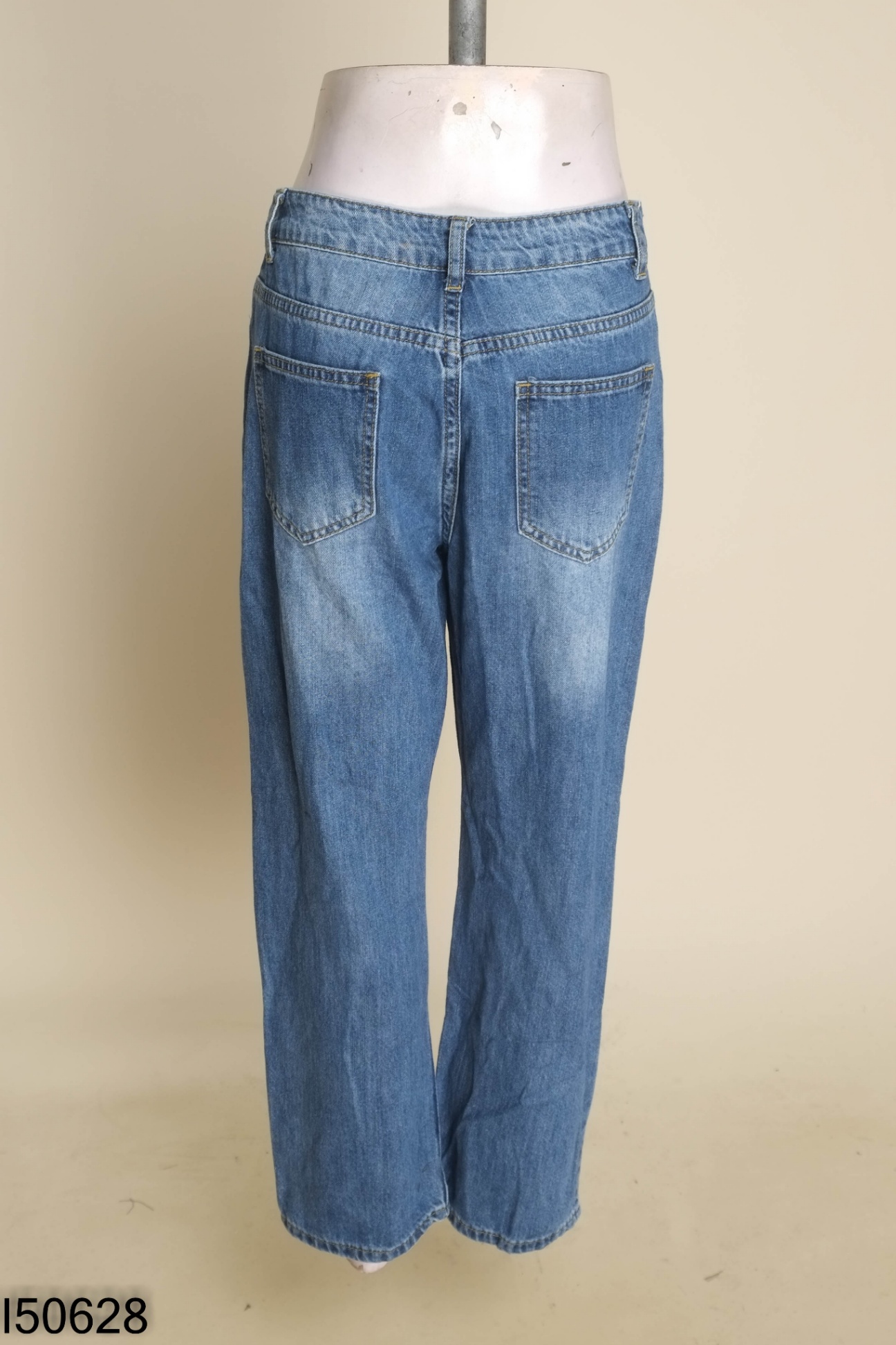 Quần jeans xanh trơn 1