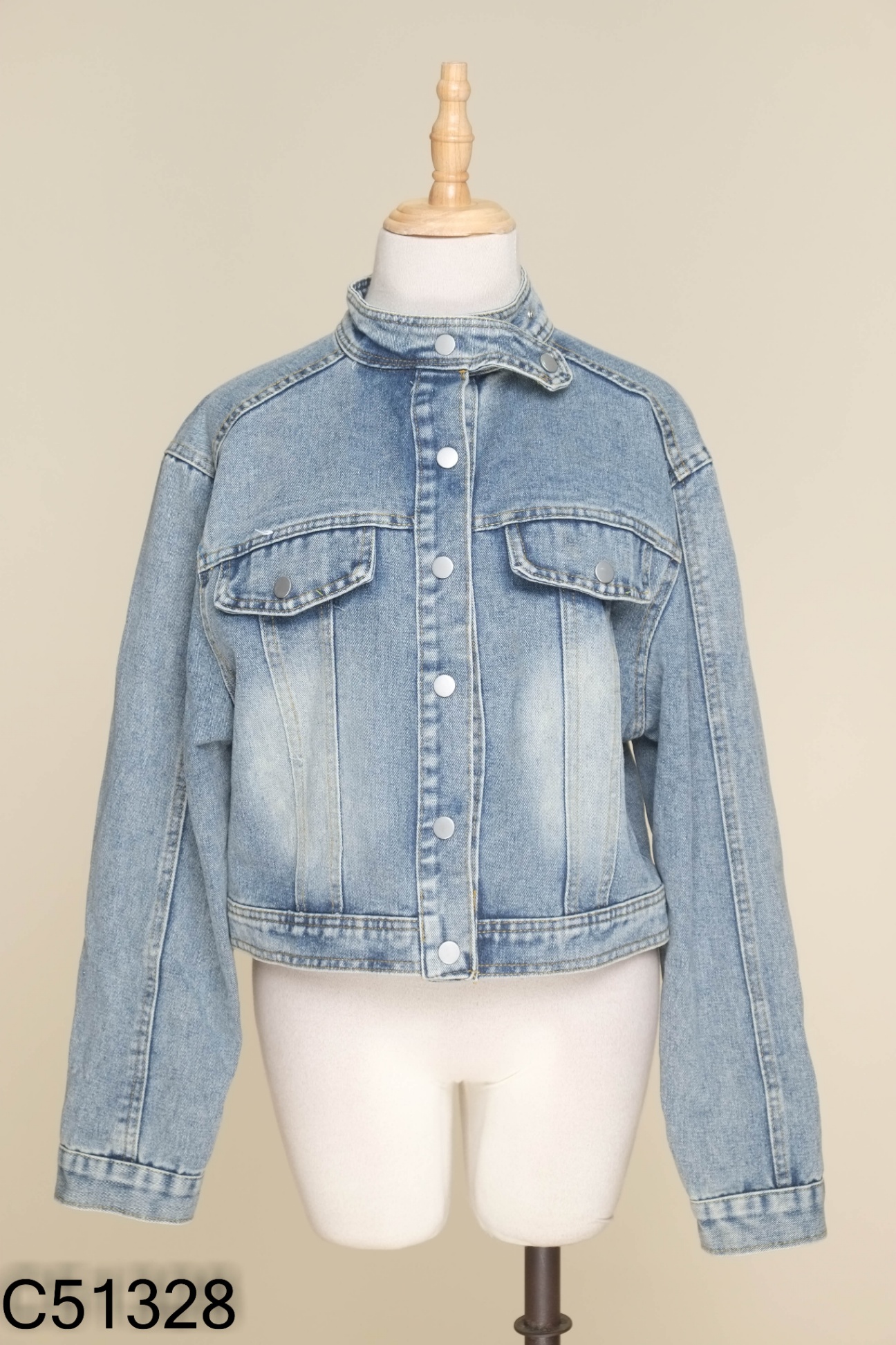 Áo khoác jeans xanh