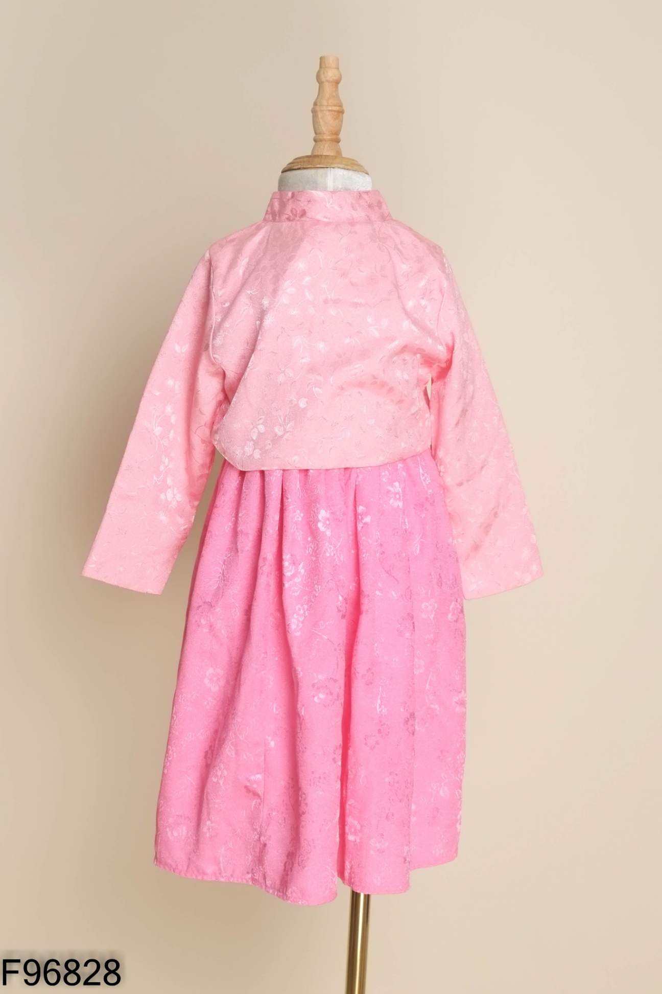 Set Váy hồng hoa + áo khoác KIDS