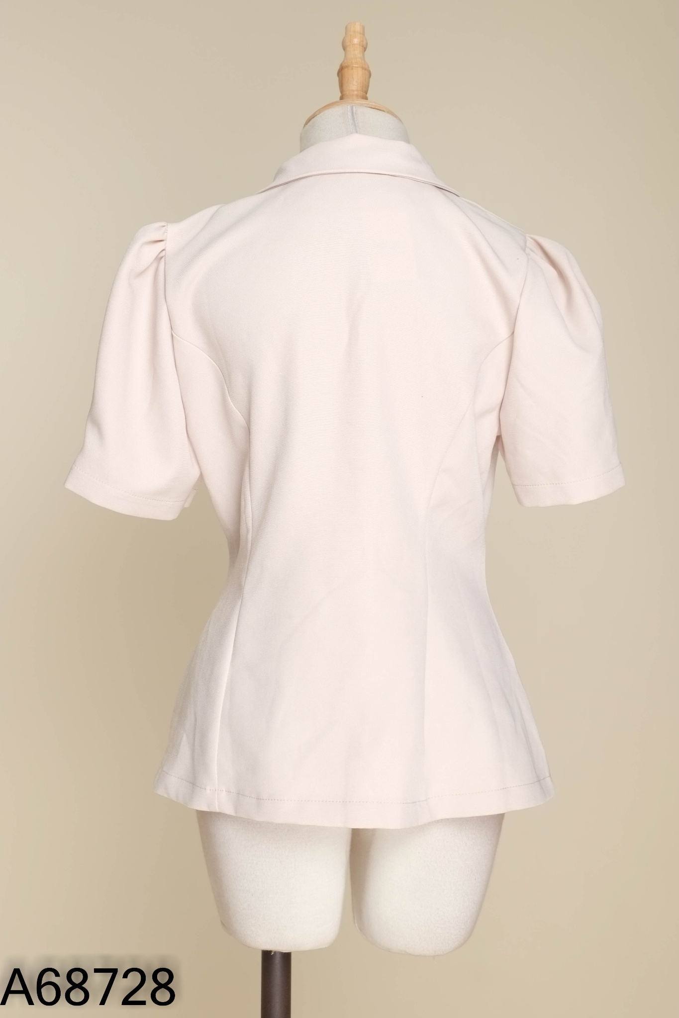 Áo kiểu be cổ bẻ