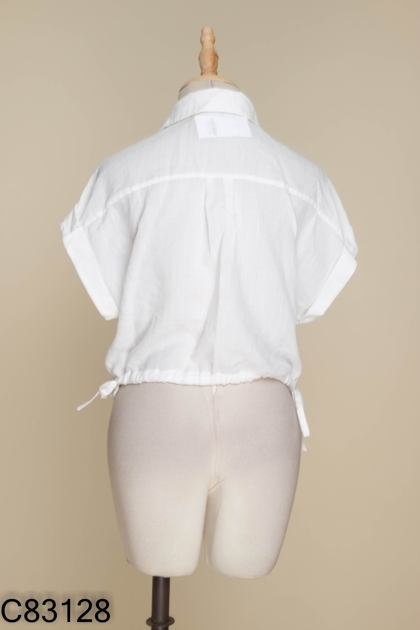 Áo linen MIXXO trắng