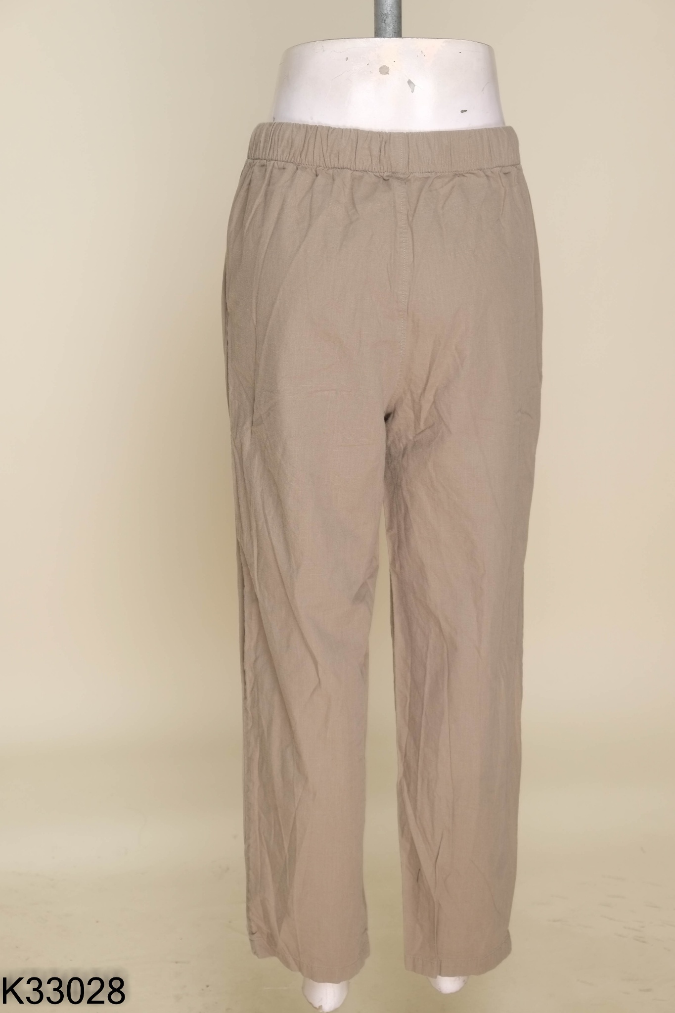 Quần linen UNIQLO xanh be