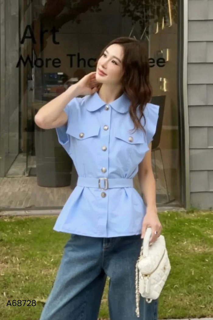 Áo MIXXO xanh sát nách