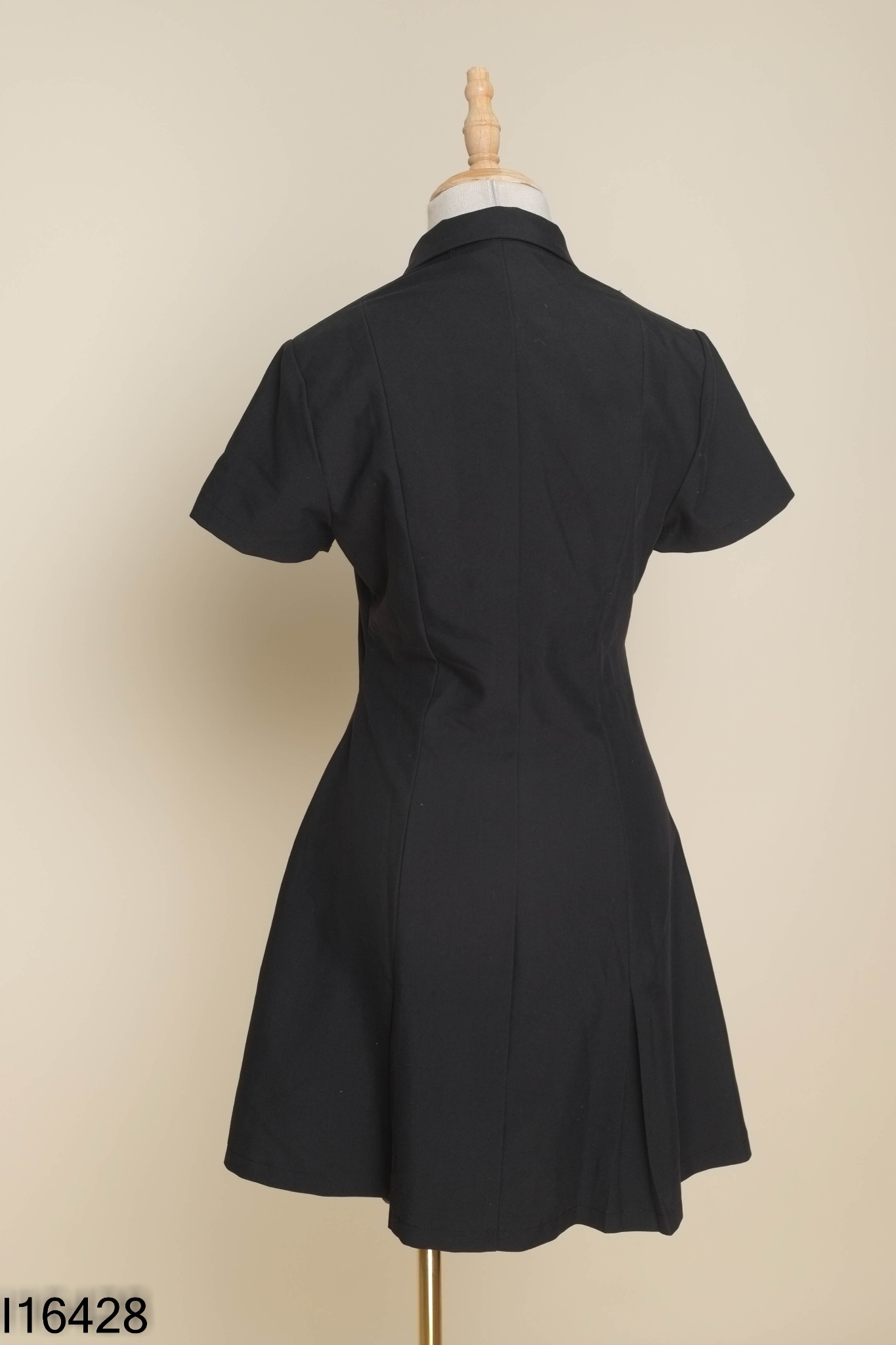 Váy đen cổ bẻ (ZARA xuất)