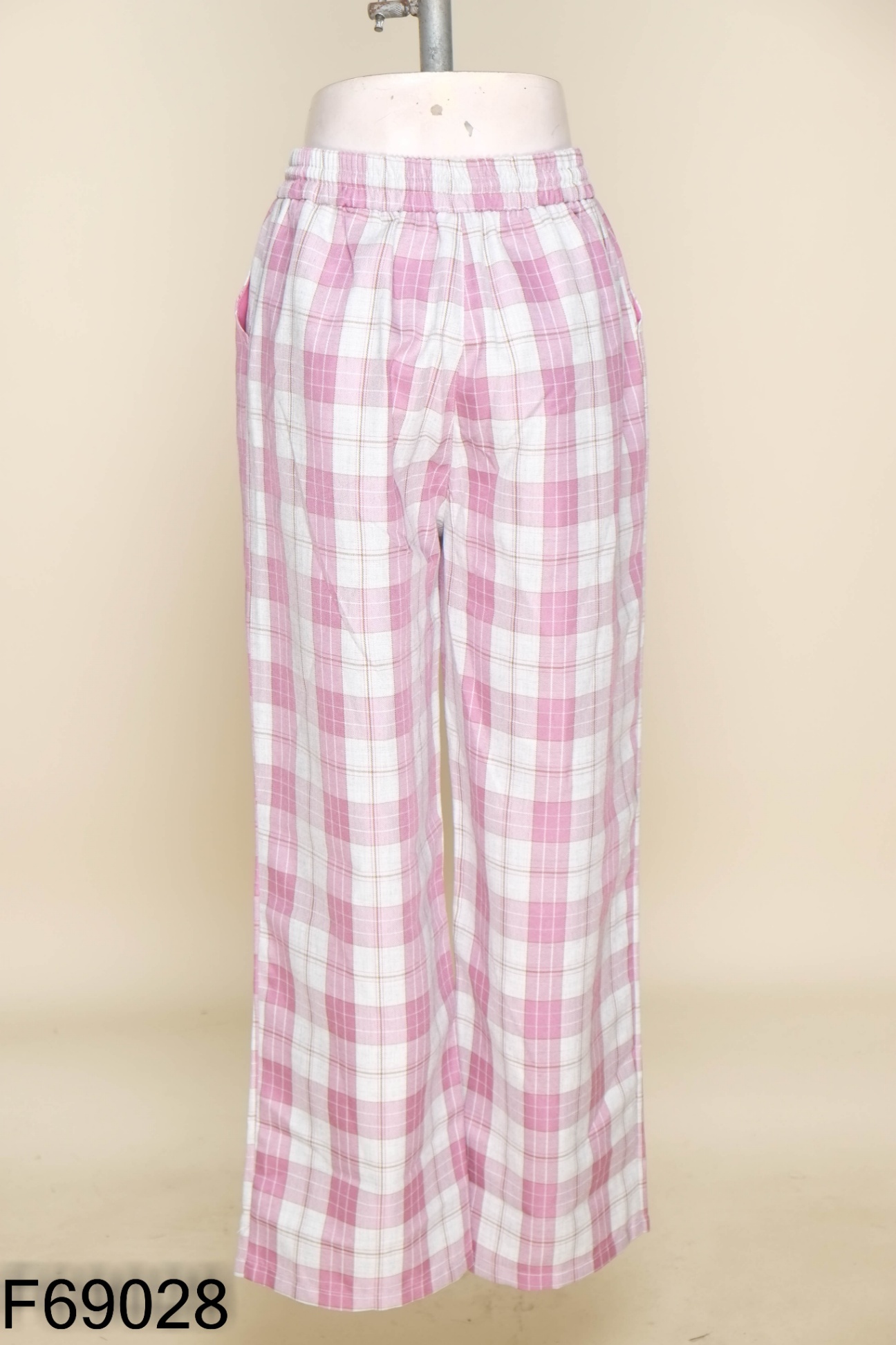 Quần SUNFLY tím kẻ caro