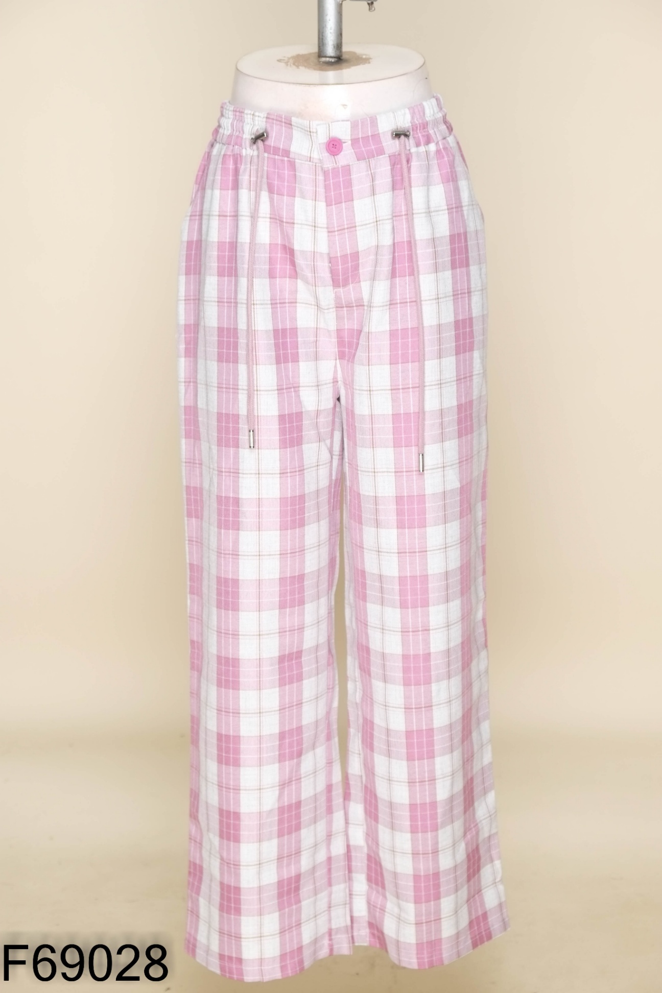 Quần SUNFLY tím kẻ caro