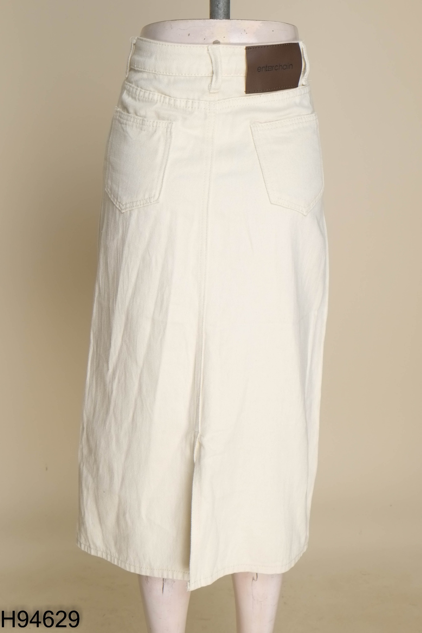 Chân váy jeans be