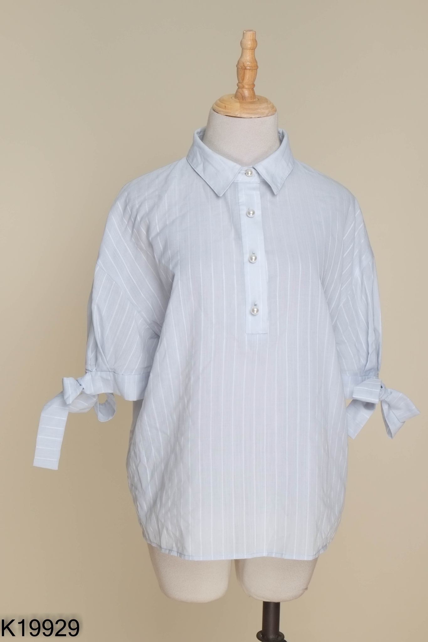 Áo IVY MODA xanh kẻ