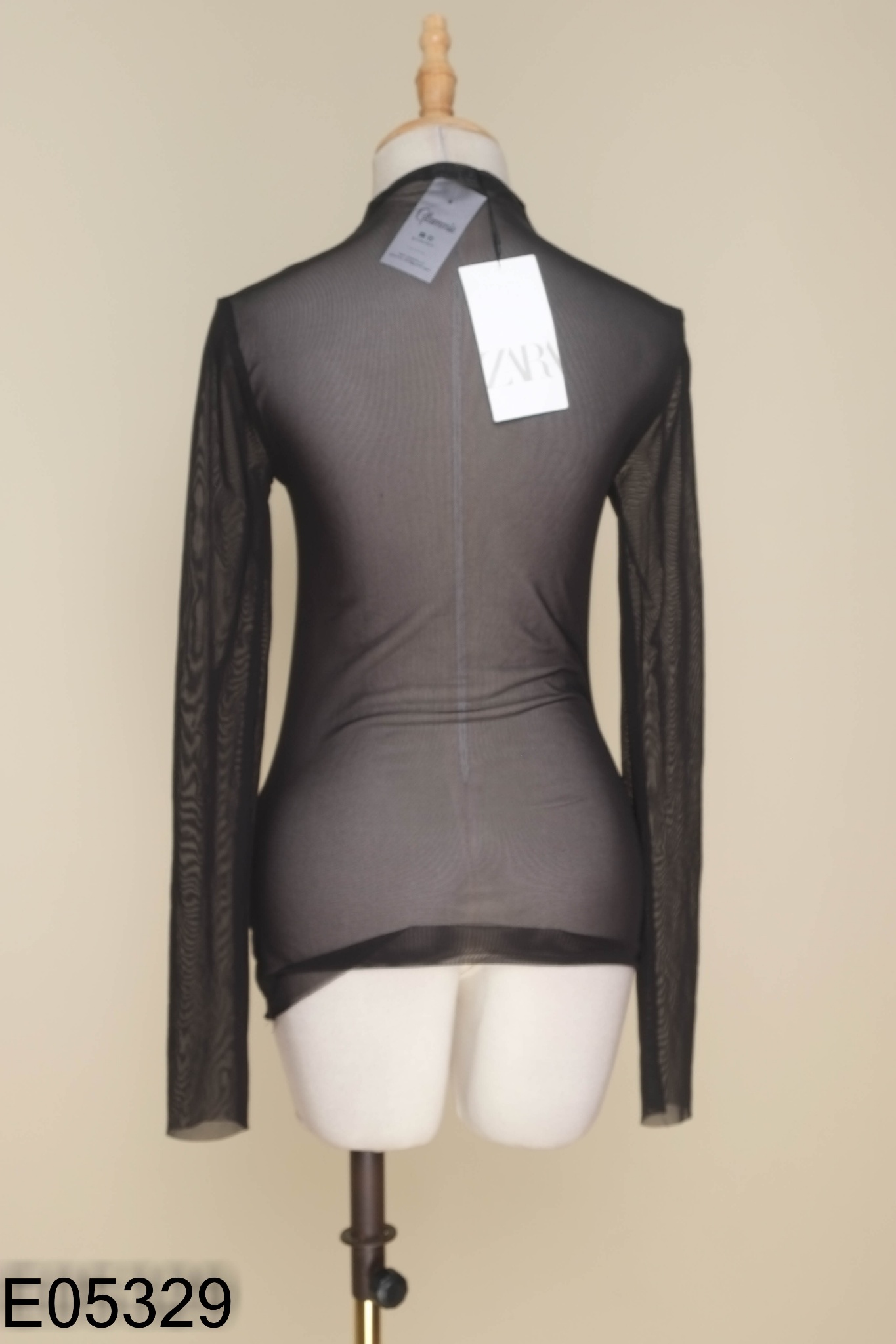 NEWTAG Áo lưới ZARA đen