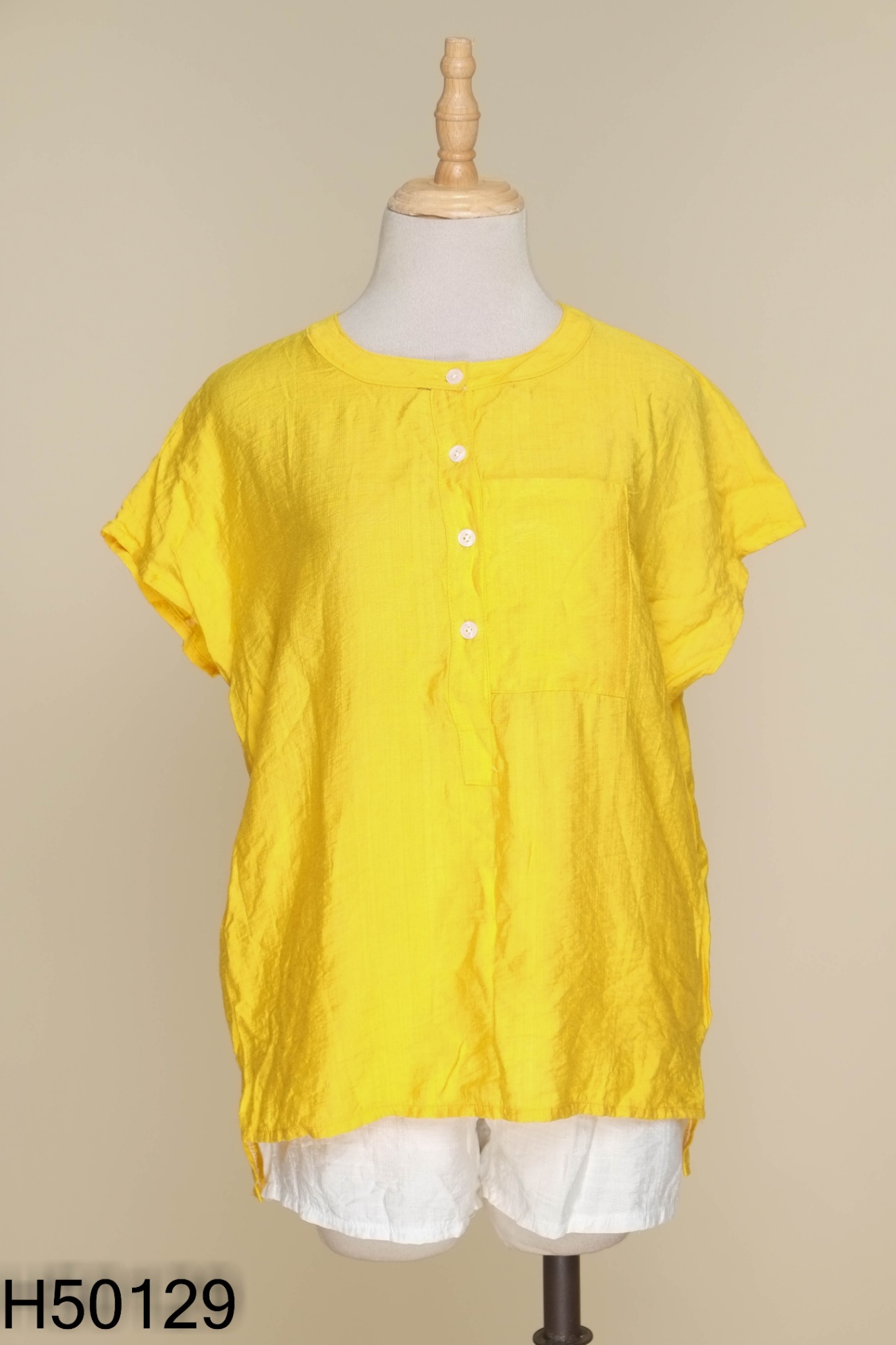Set Áo đũi vàng + quần shorts