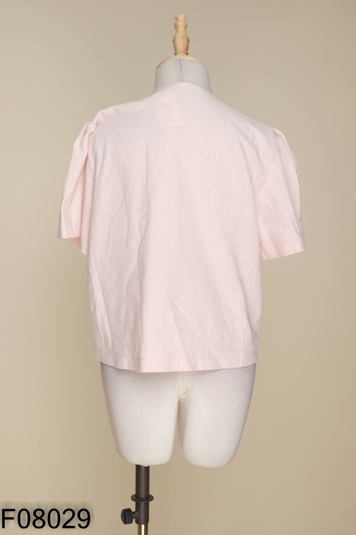 Áo MOMOCO linen hồng