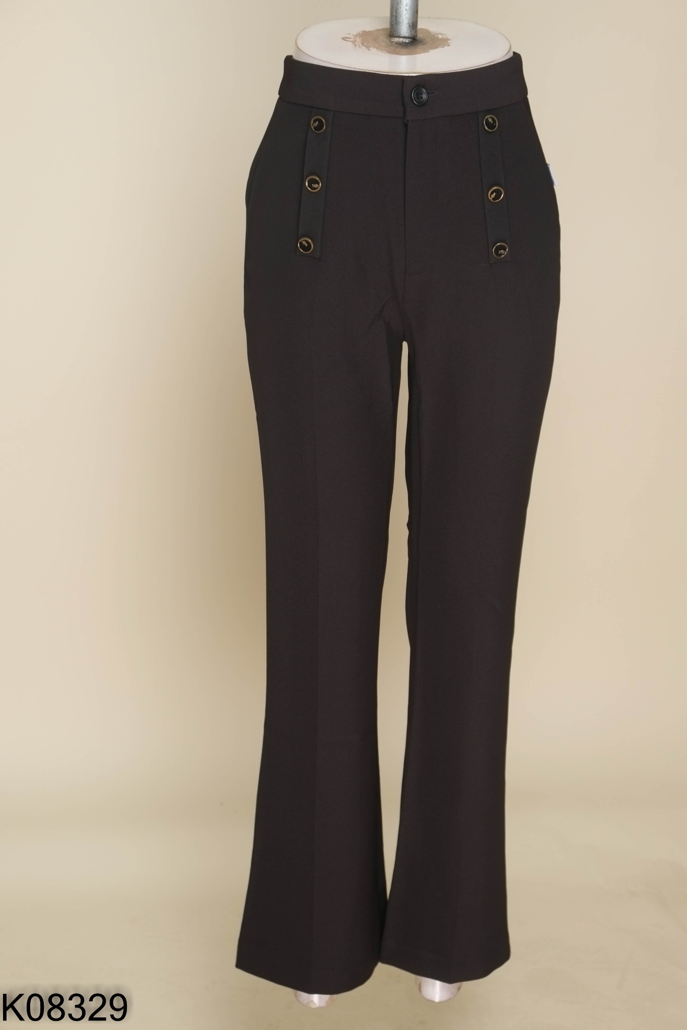 NEWTAG Quần LIIN CLOTHING đen phối khuy