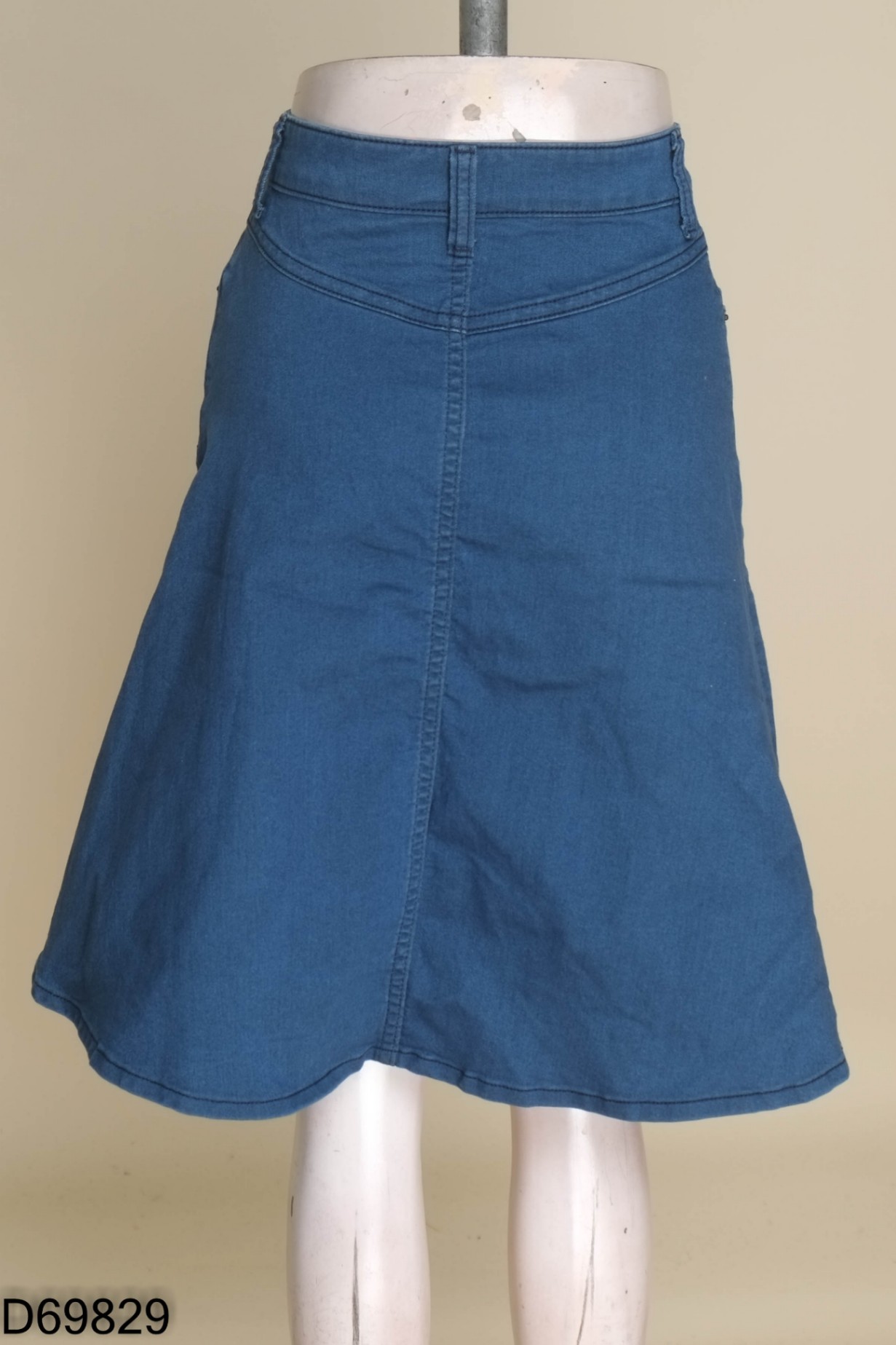 Chân váy GU jeans xanh