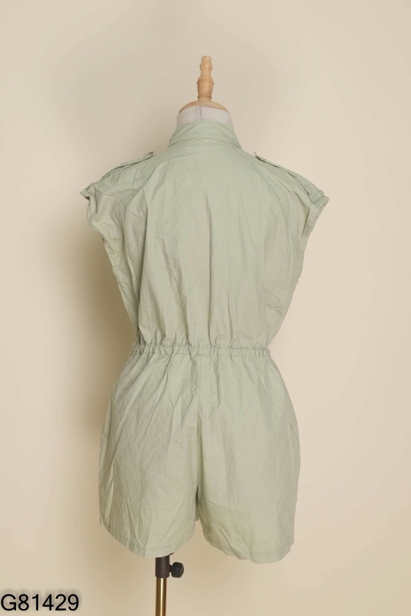 Jumpsuits xanh be eo chun