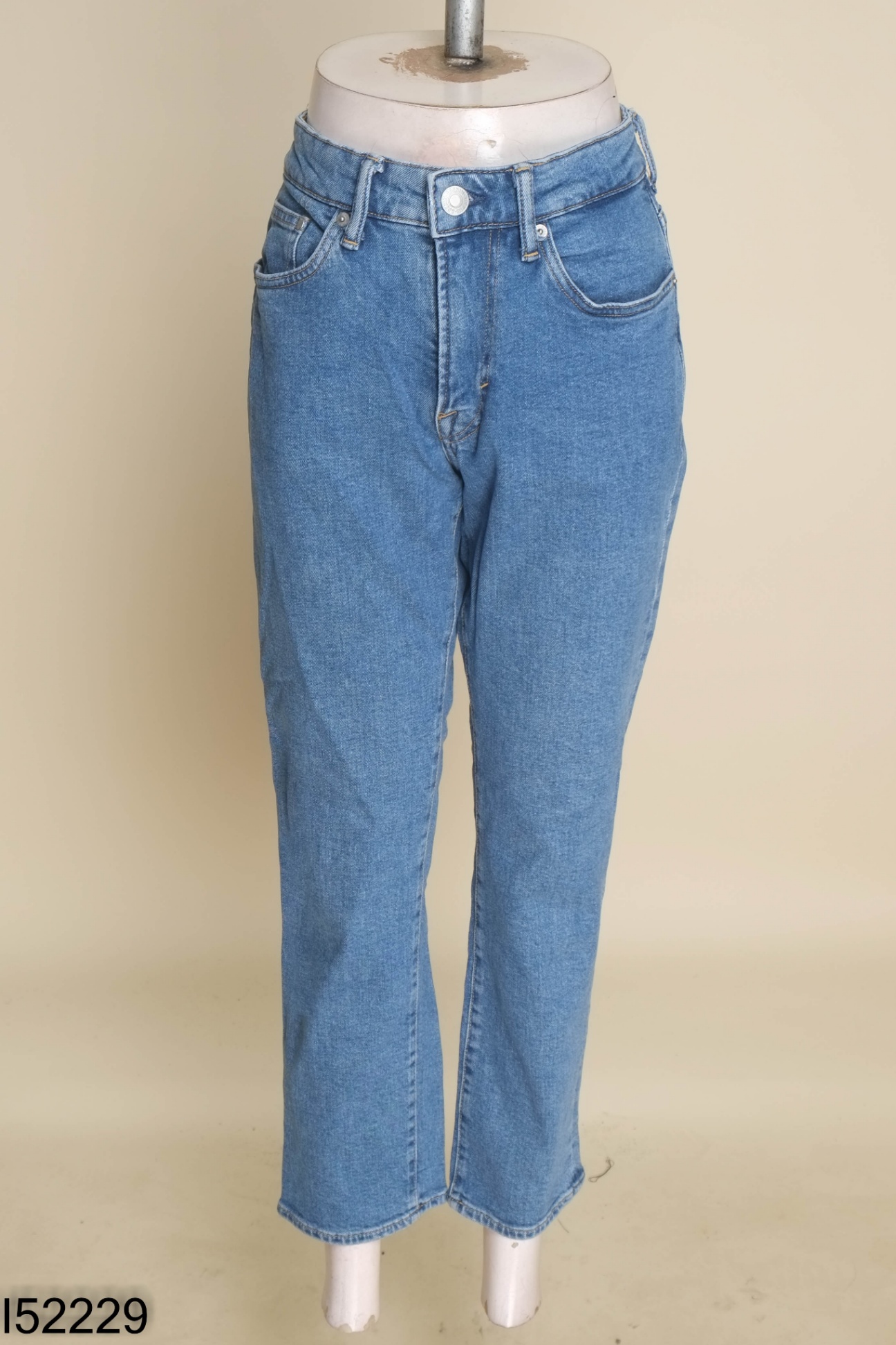 Quần baggy jeans xanh