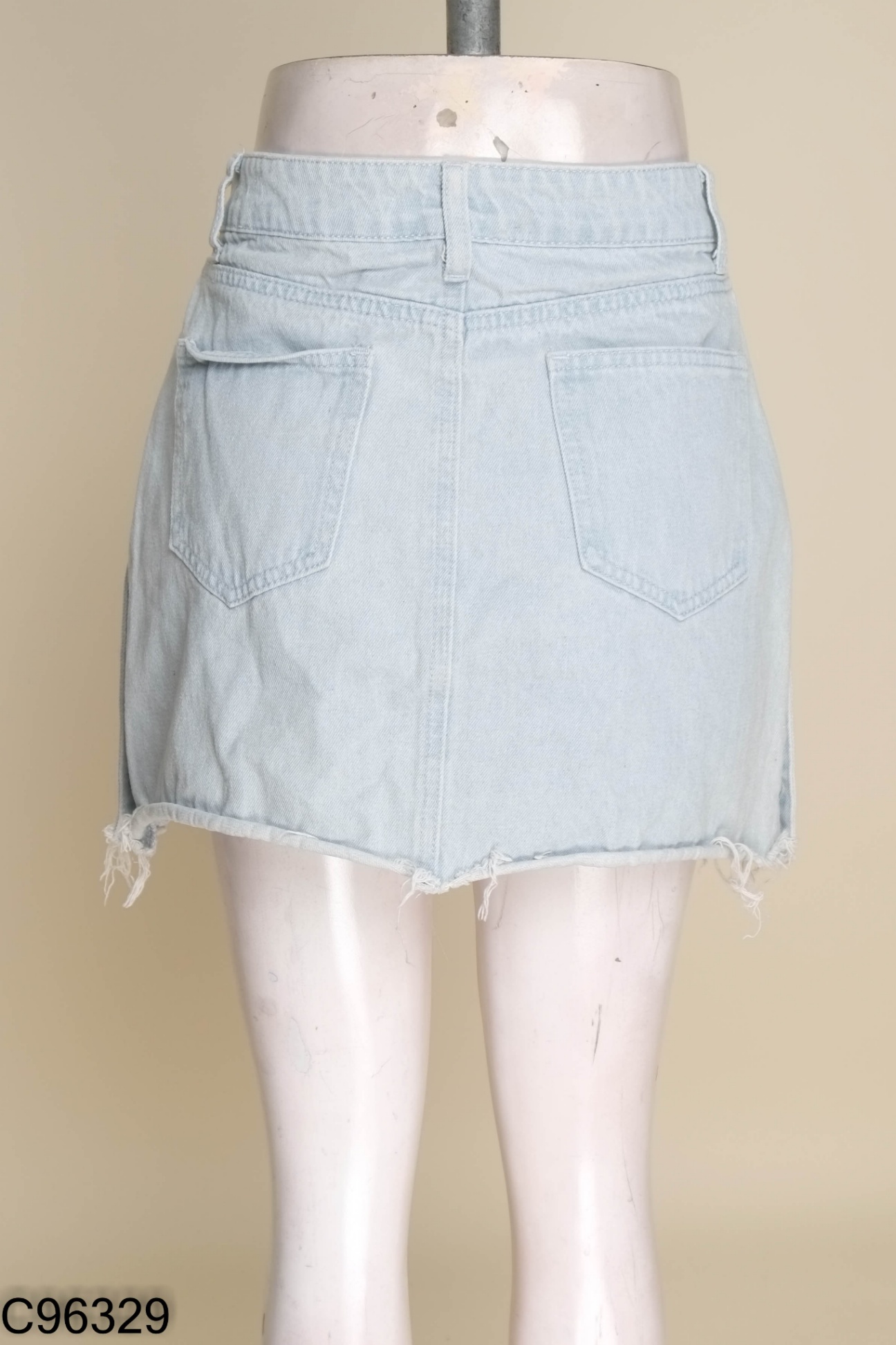 Chân váy jeans xanh nhạt