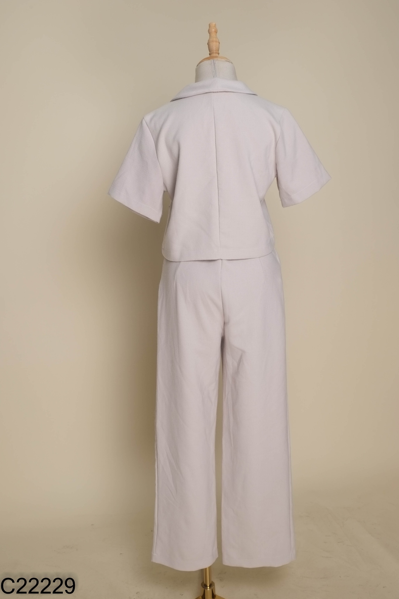 SET Áo xám khuy + quần dài