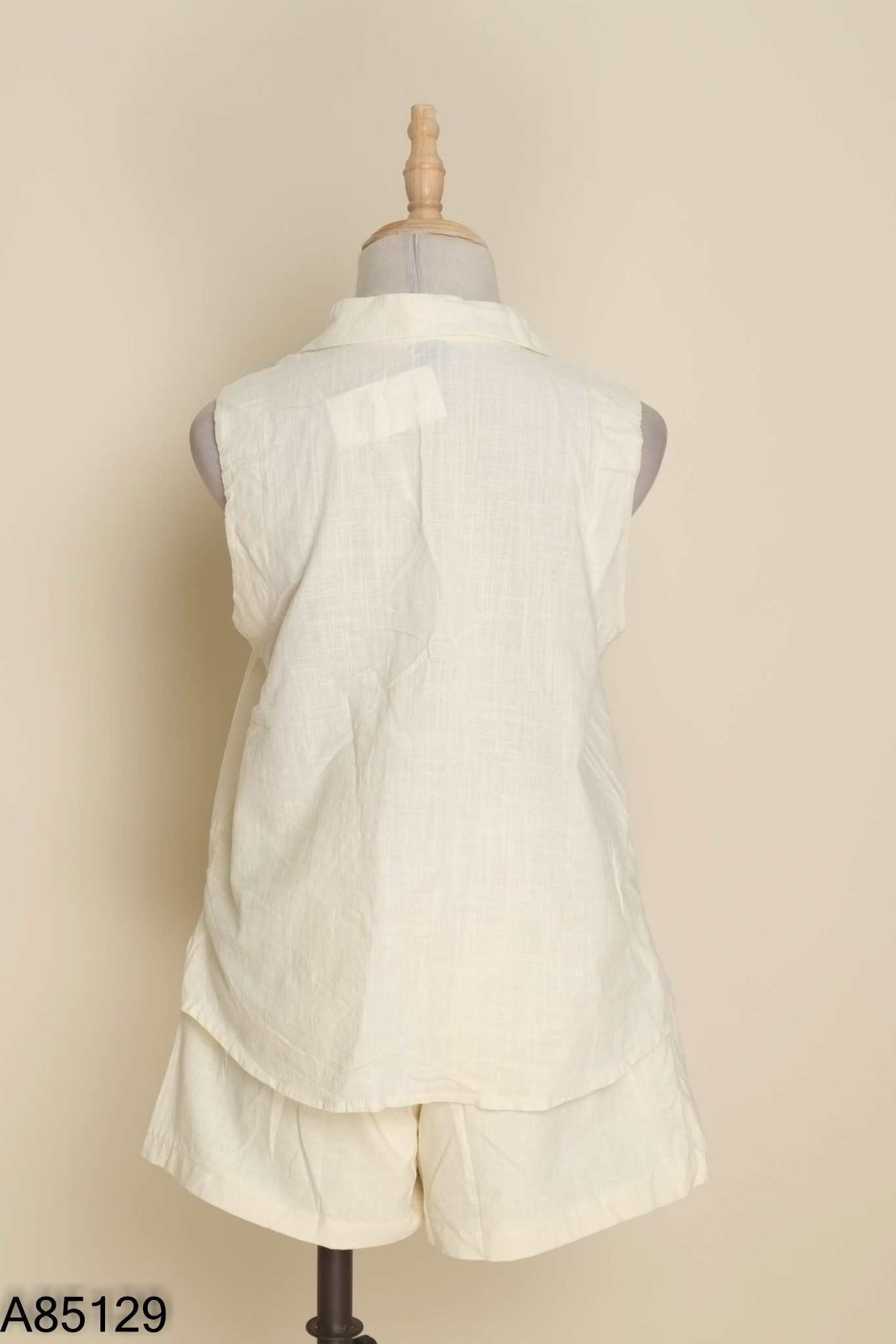 Set Áo đũi be + quần shorts