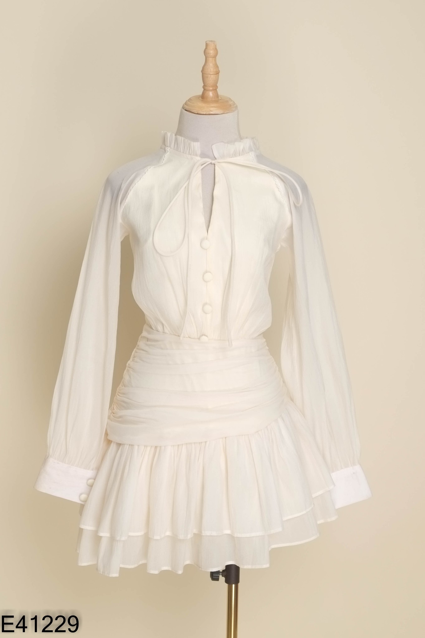 Váy ZEN SHOP voan be viền bèo