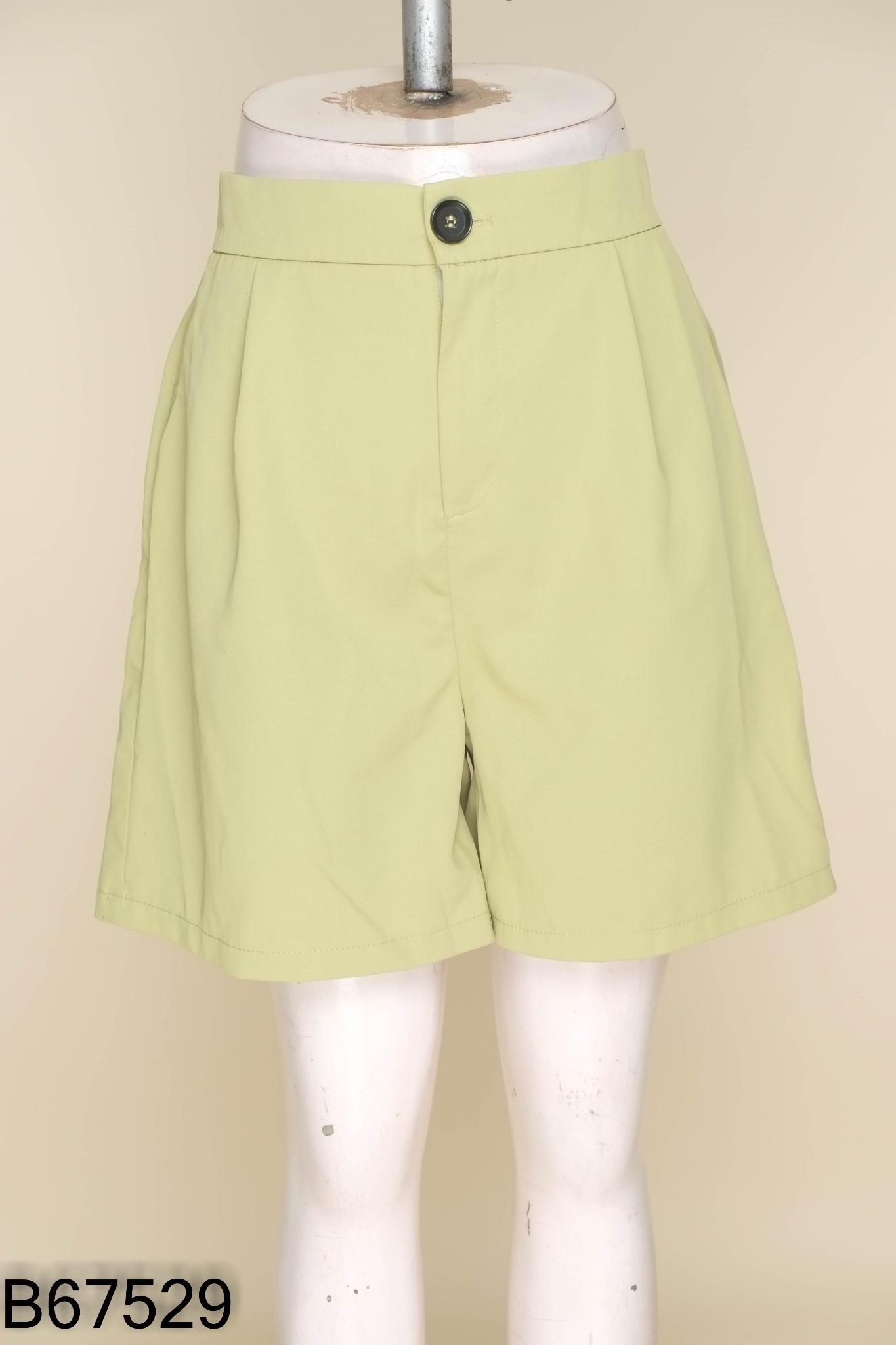 Quần short xanh trơn