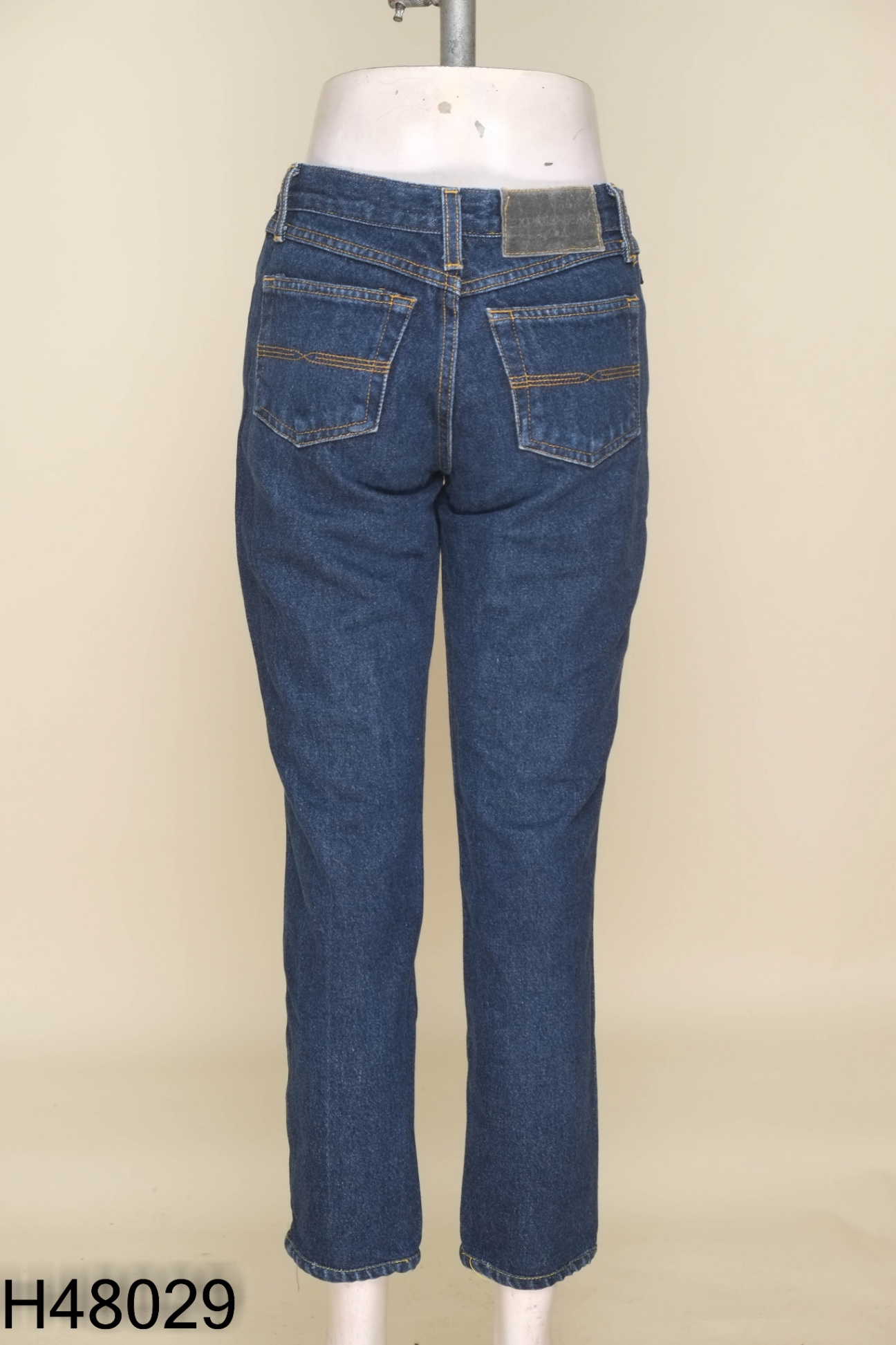 Quần baggy jeans xanh