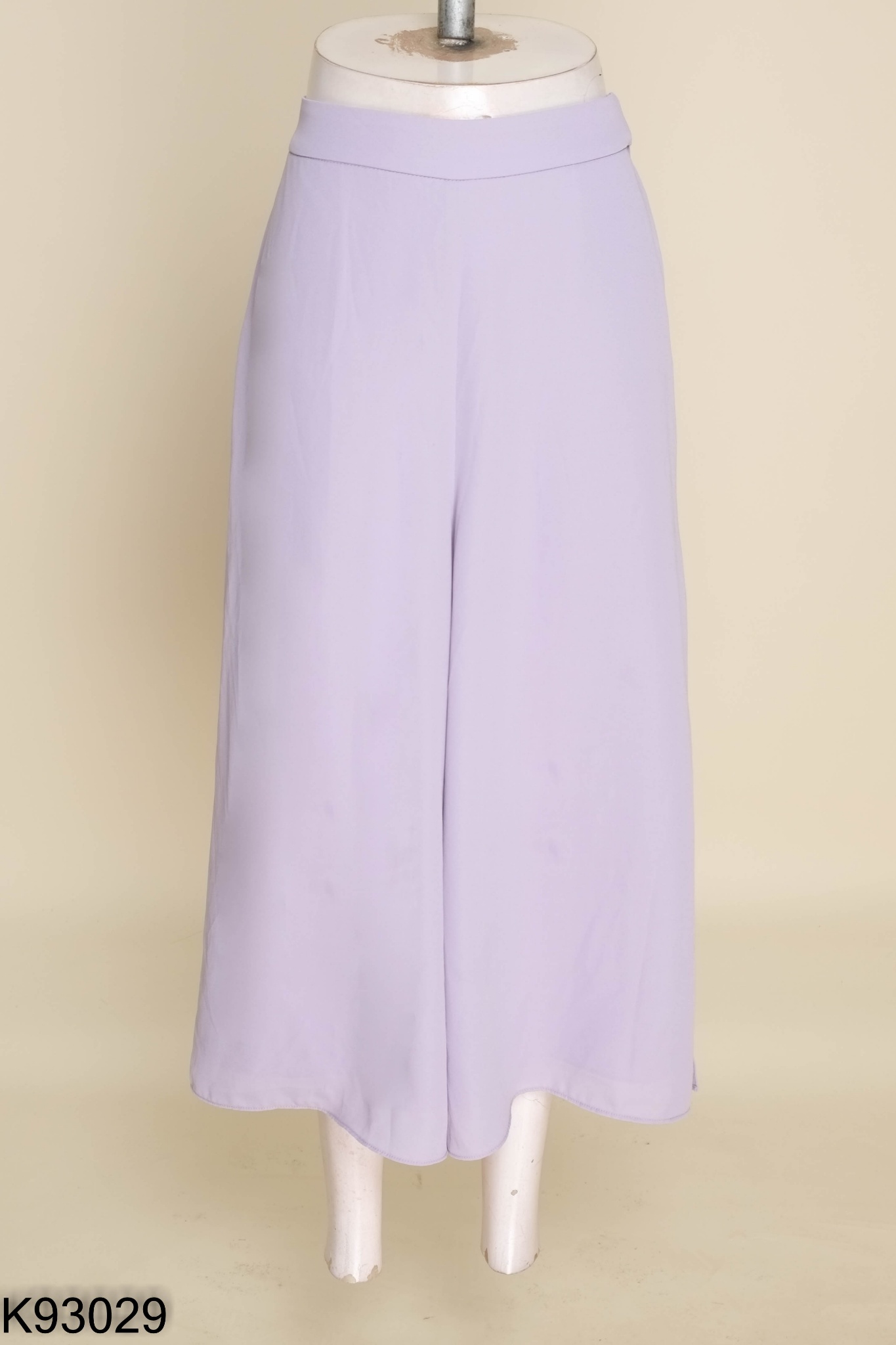 Quần UNIQLO tím ống rộng lửng