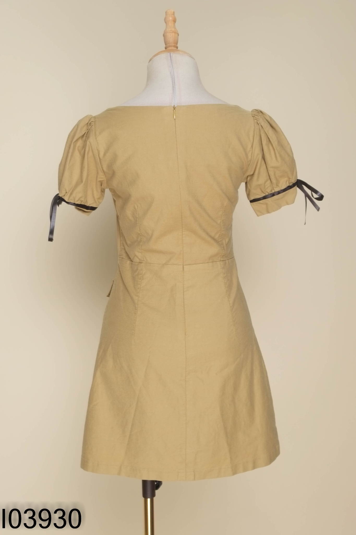 Váy LANE LAURA nâu cổ vuông