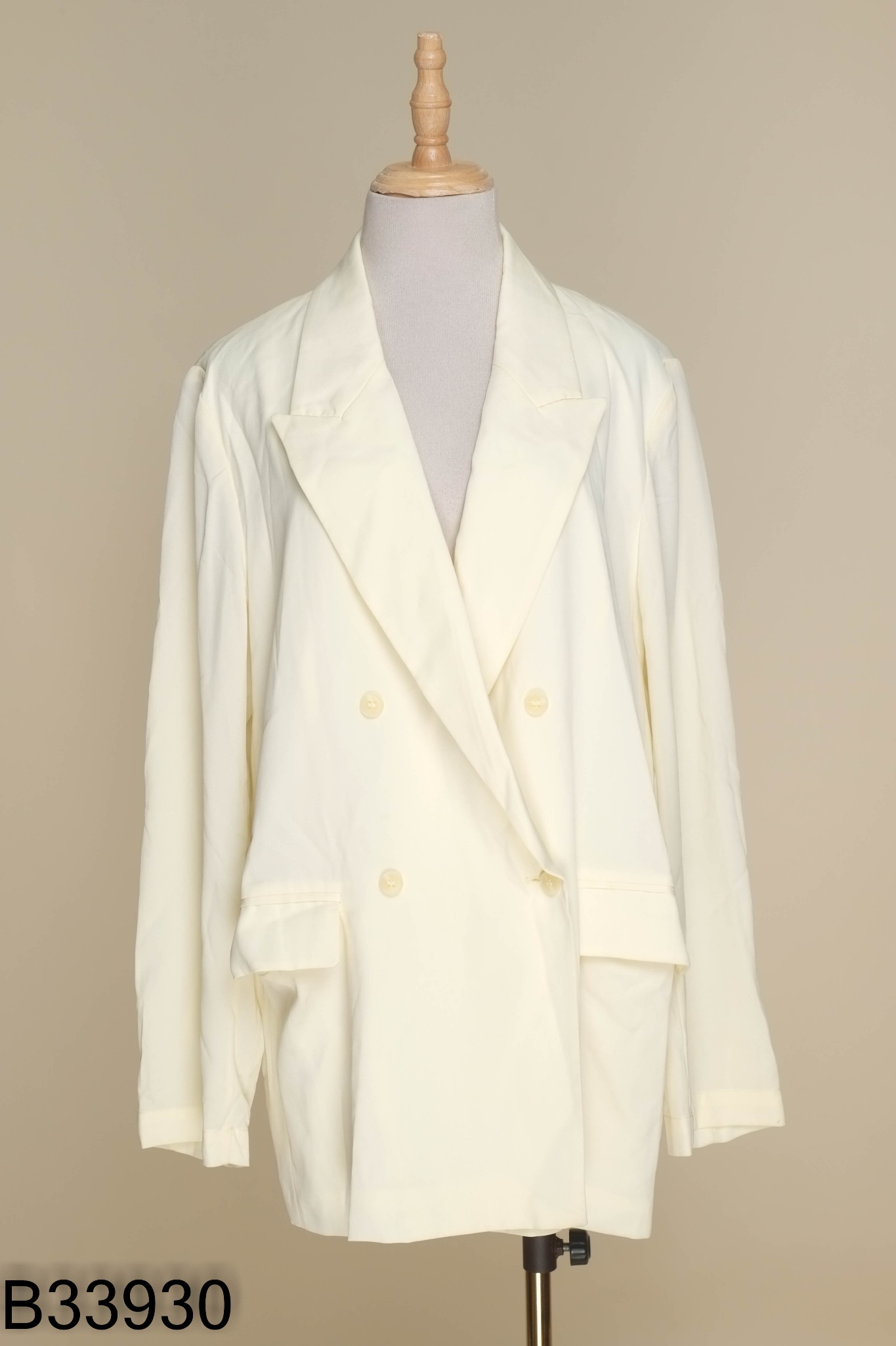Áo blazer be trơn (1 lớp)