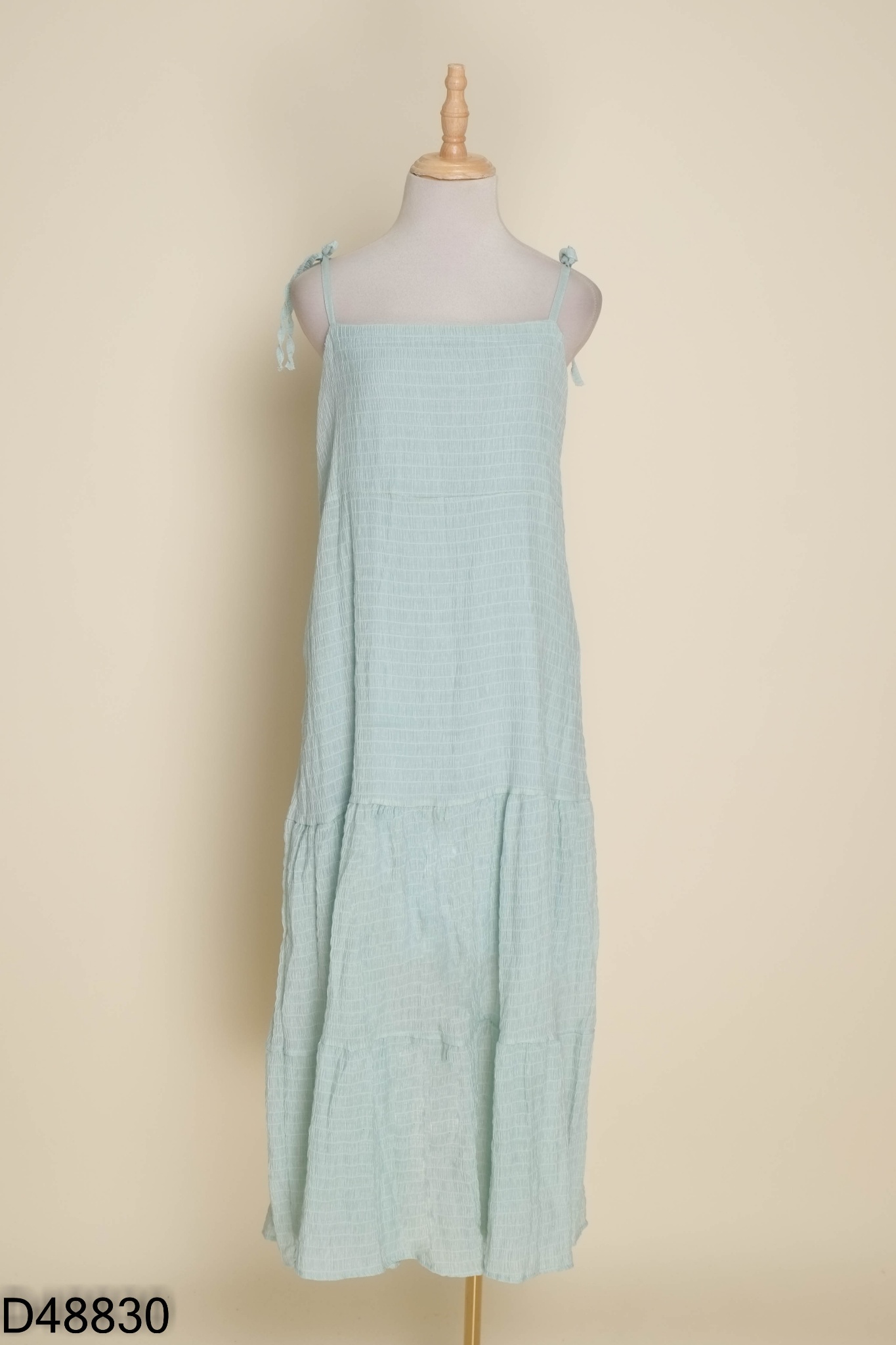 Váy hai dây xanh babydoll