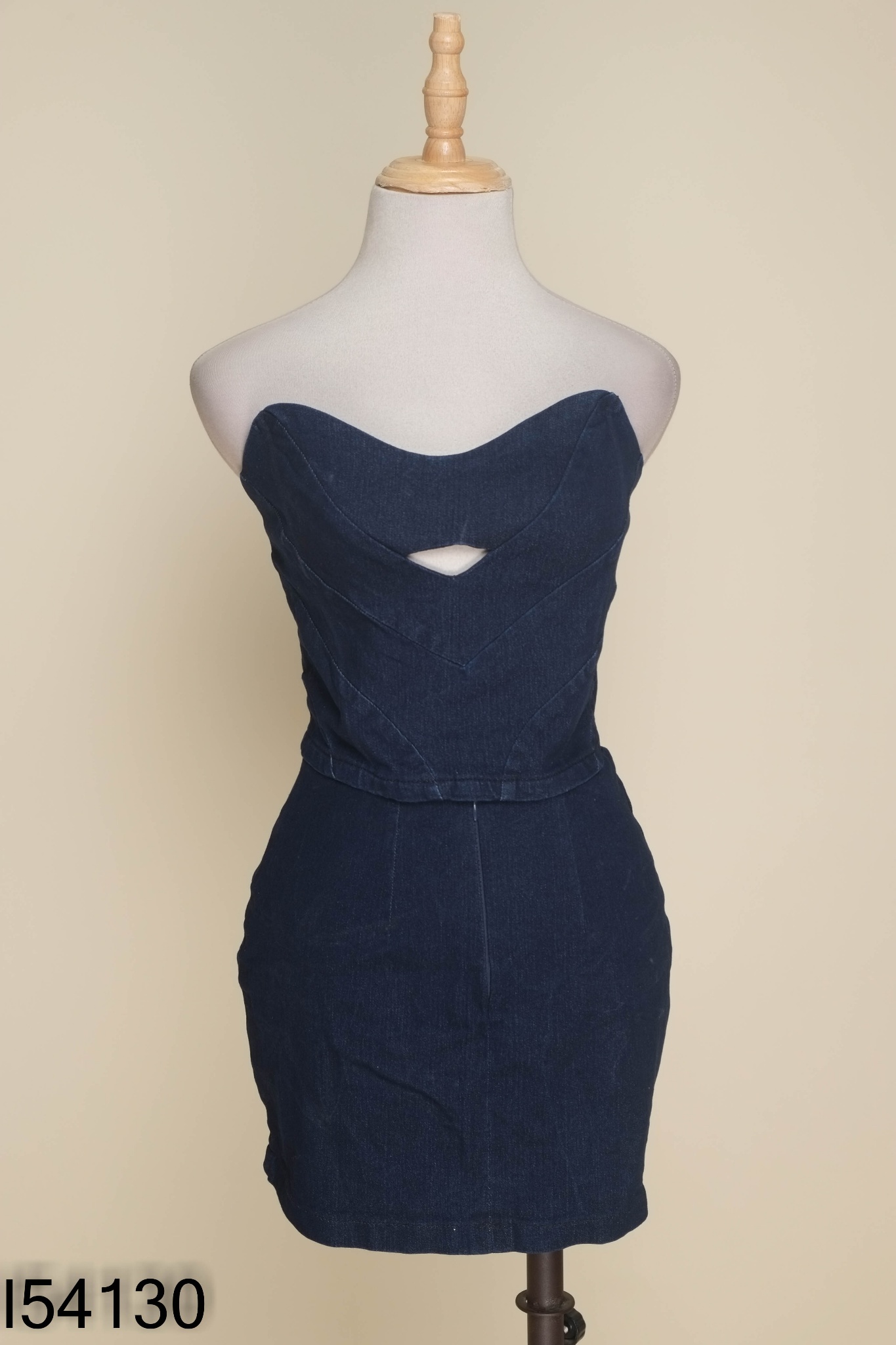 SET Jeans xanh áo quây + chân váy