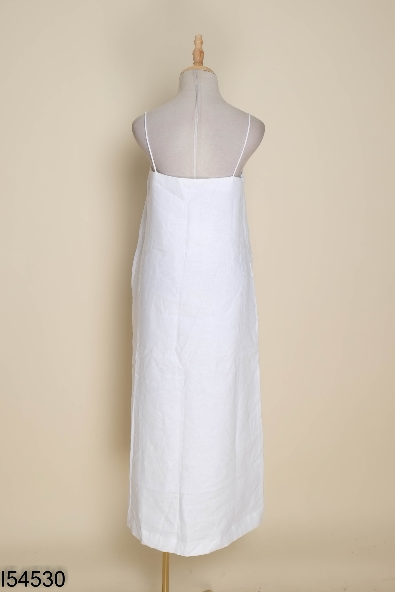 NEWTAG Váy THYATELIER line trắng hai dây