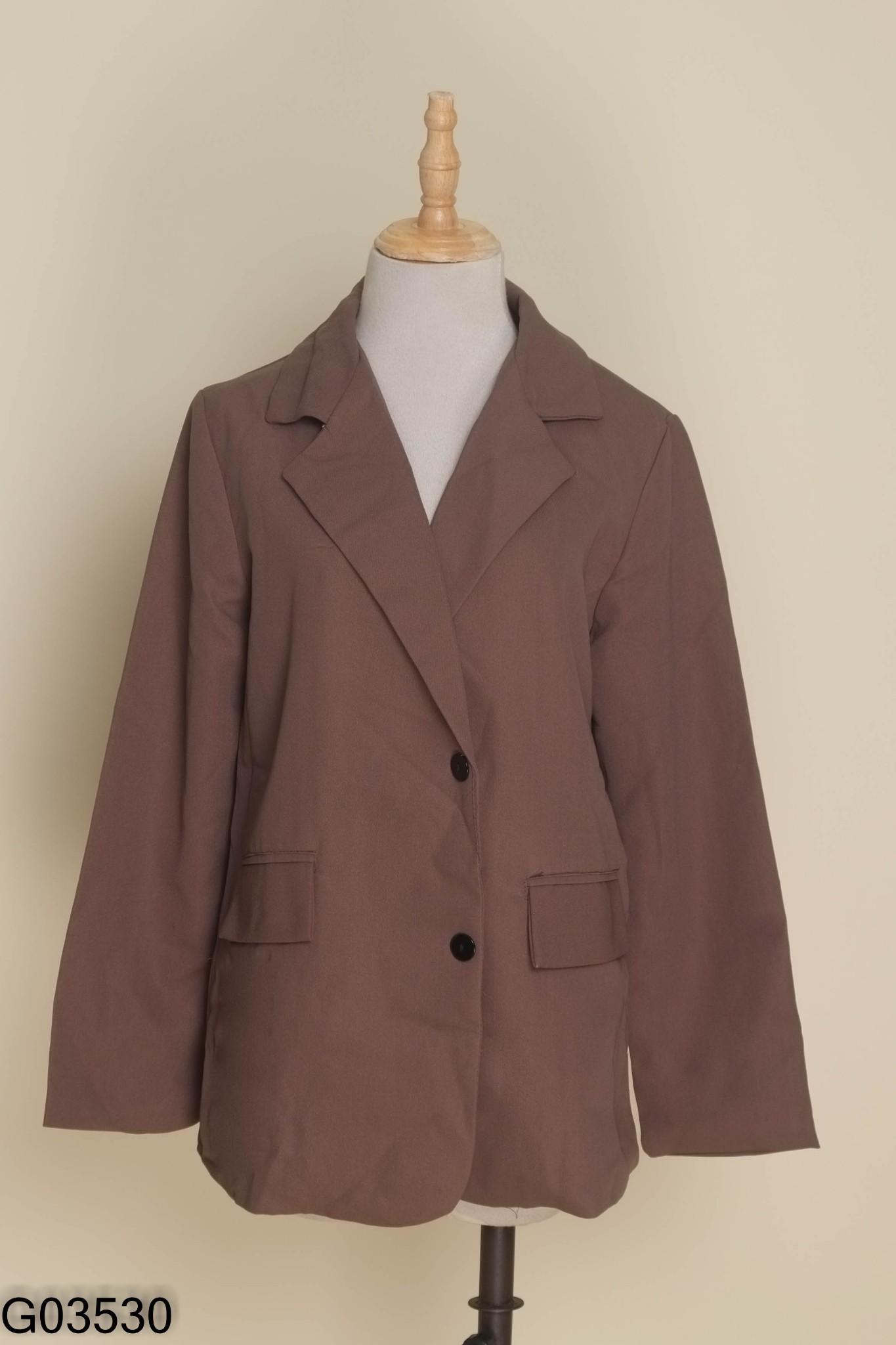 NEWTAG Áo blazer xám đậm