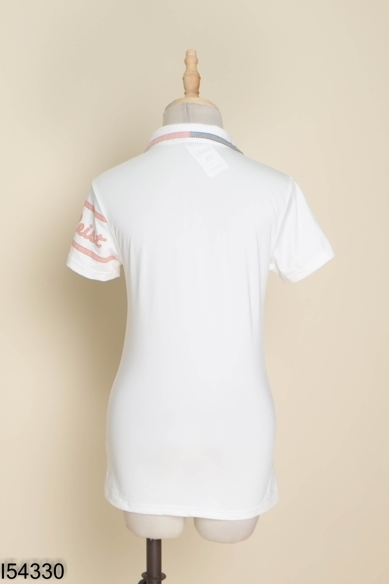 Áo tập trắng cổ polo