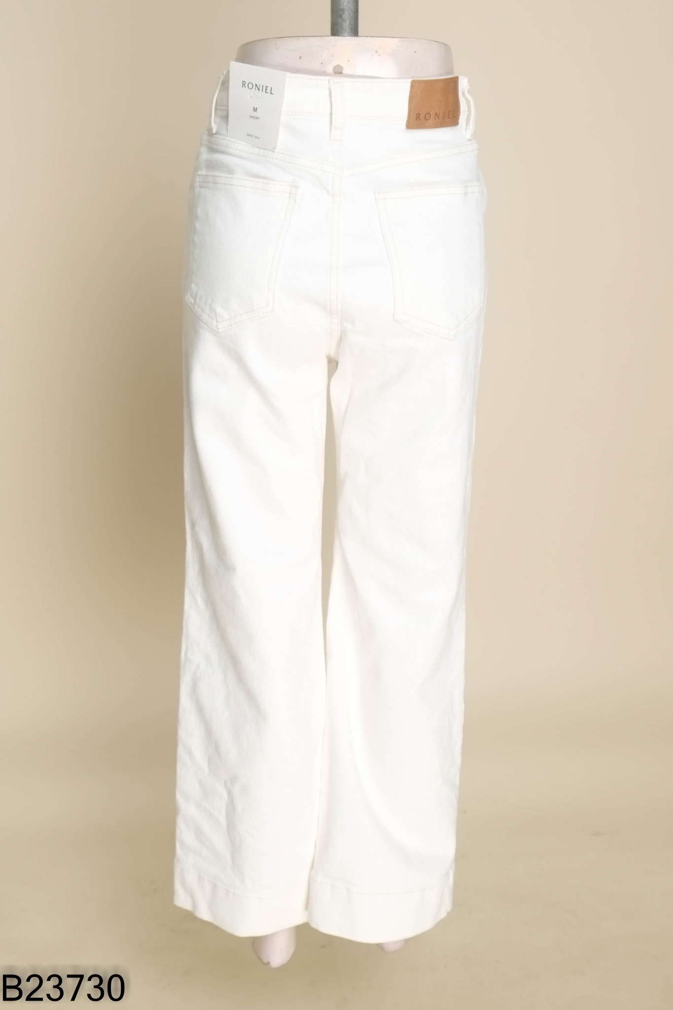 NEWTAG Quần RONIEL jeans trắng