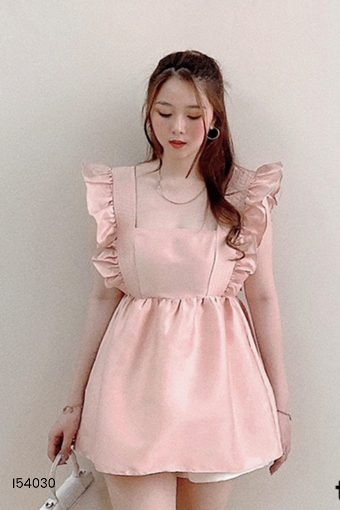 Áo hồng TI NGOAN phối bèo