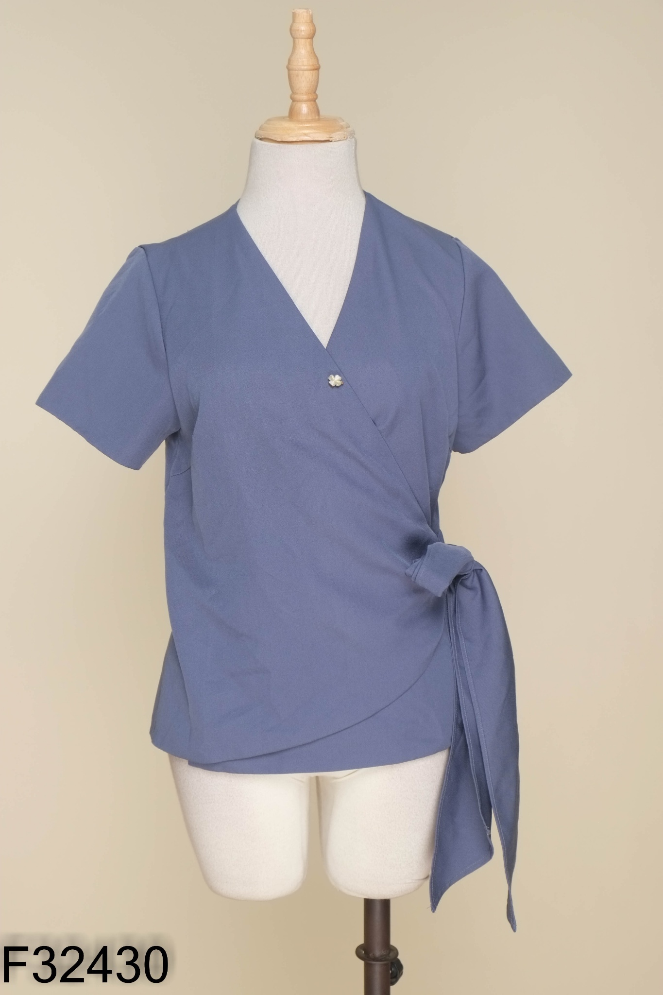 Áo GRAY wrap xanh