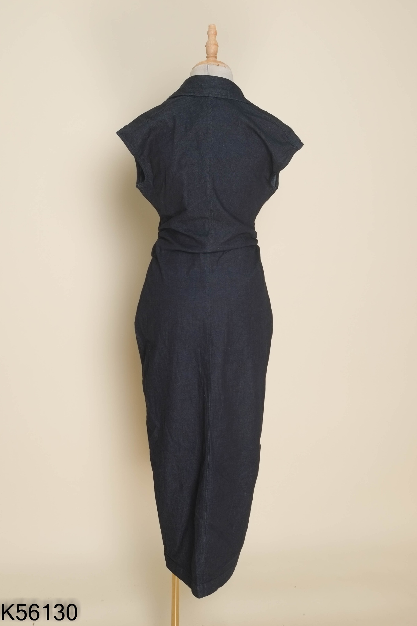 Váy ZARA jeans xanh cài khuy