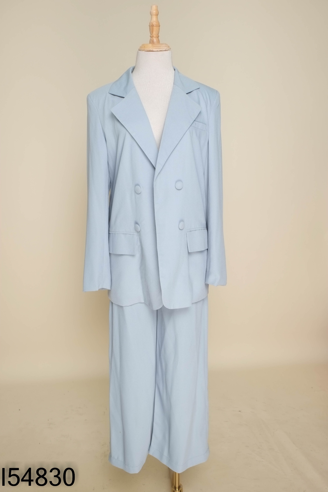 NEWTAG Set Áo blazer BEE WOOD COSTUME xanh + quần dài