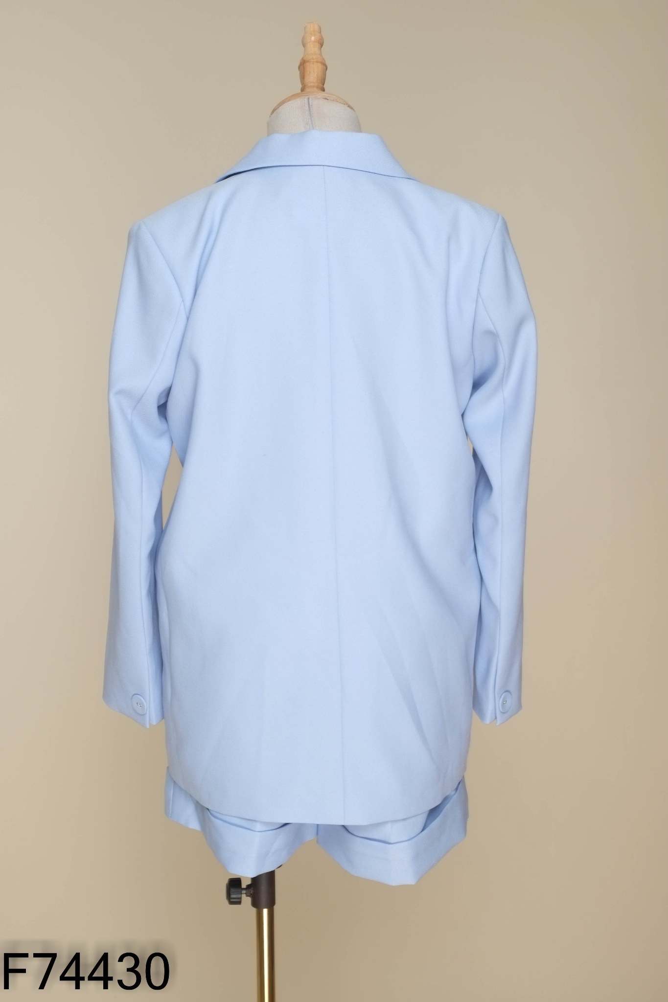 Set ARMOUS xanh áo blazers + quần shorts