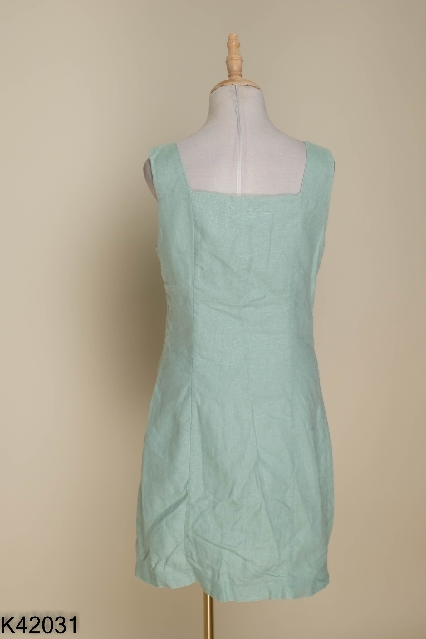 Váy linen xanh VERO MODA phối cúc