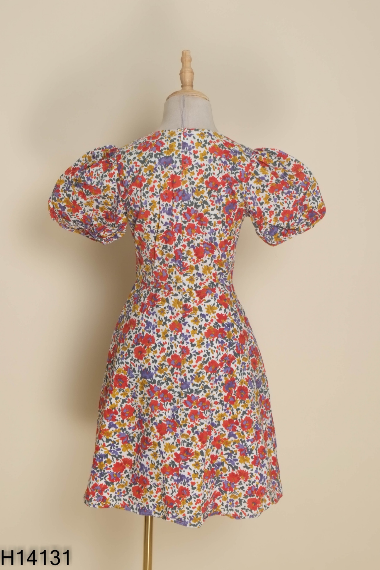 Váy ADORE DRESS be hoạ tiết hoa