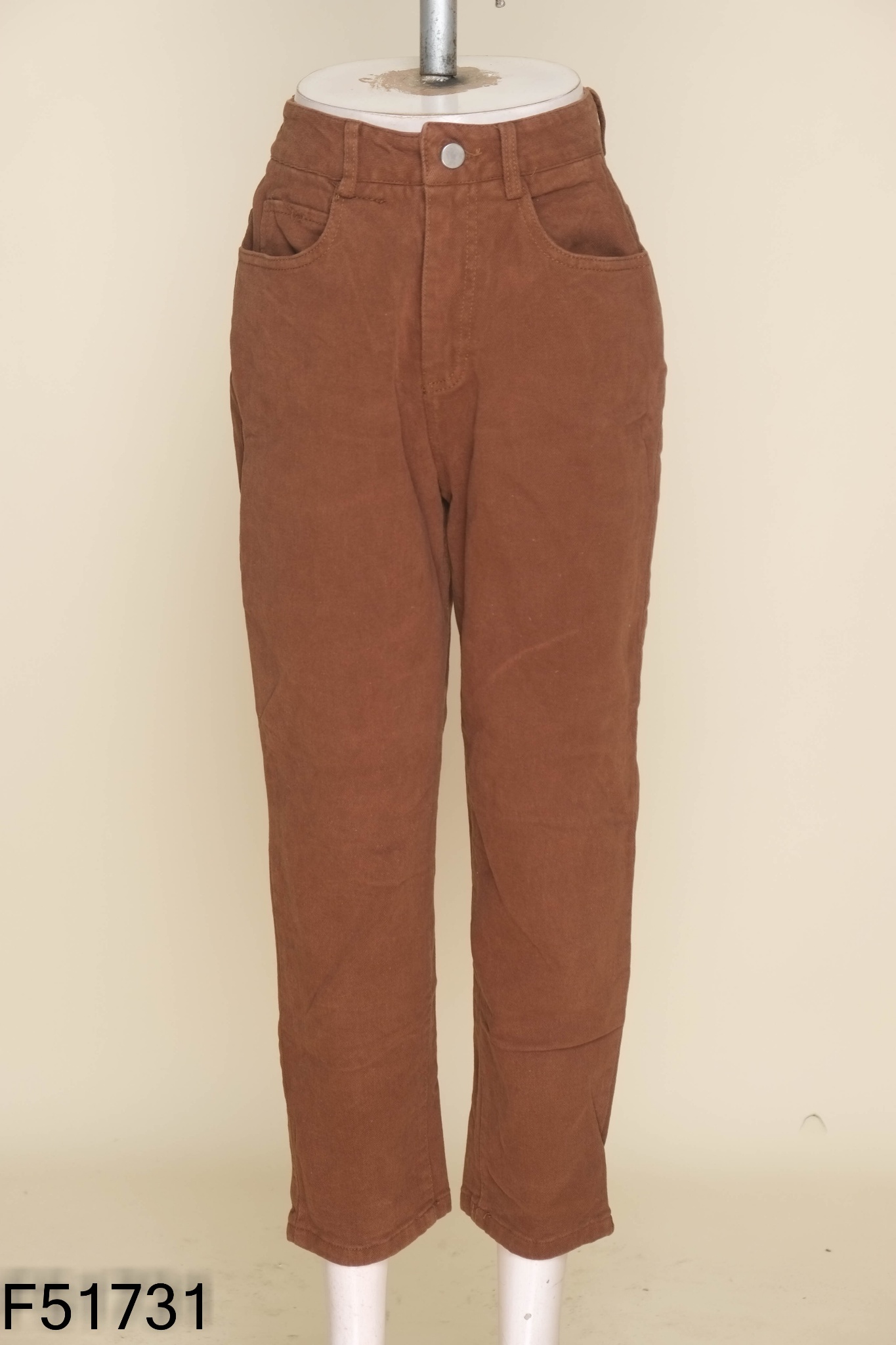 Quần baggy jeans nâu