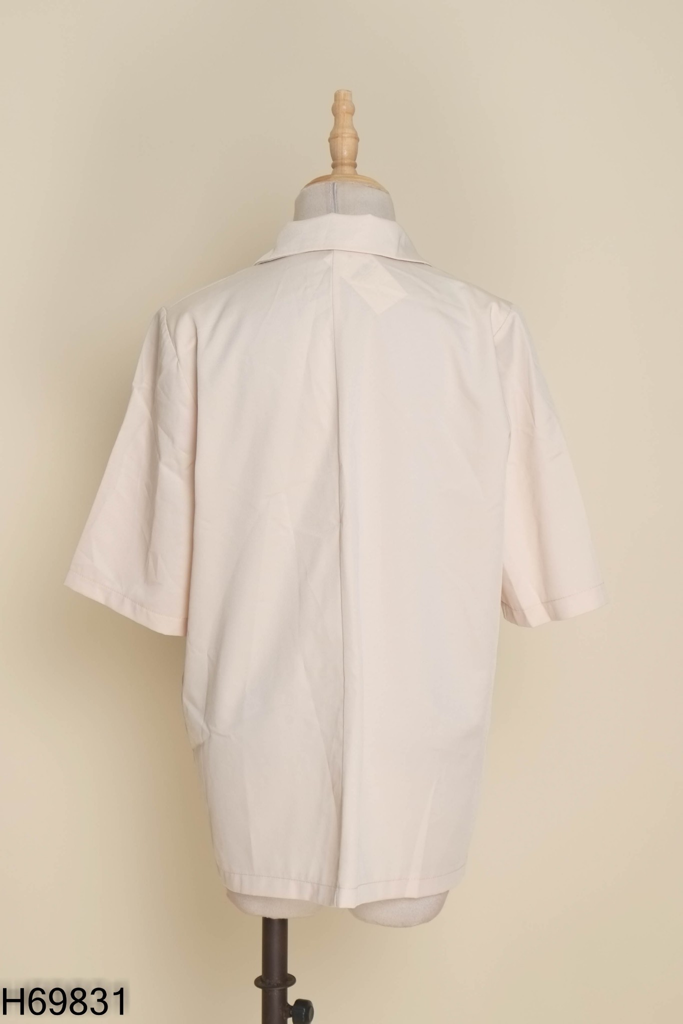 Áo blazer be cộc tay