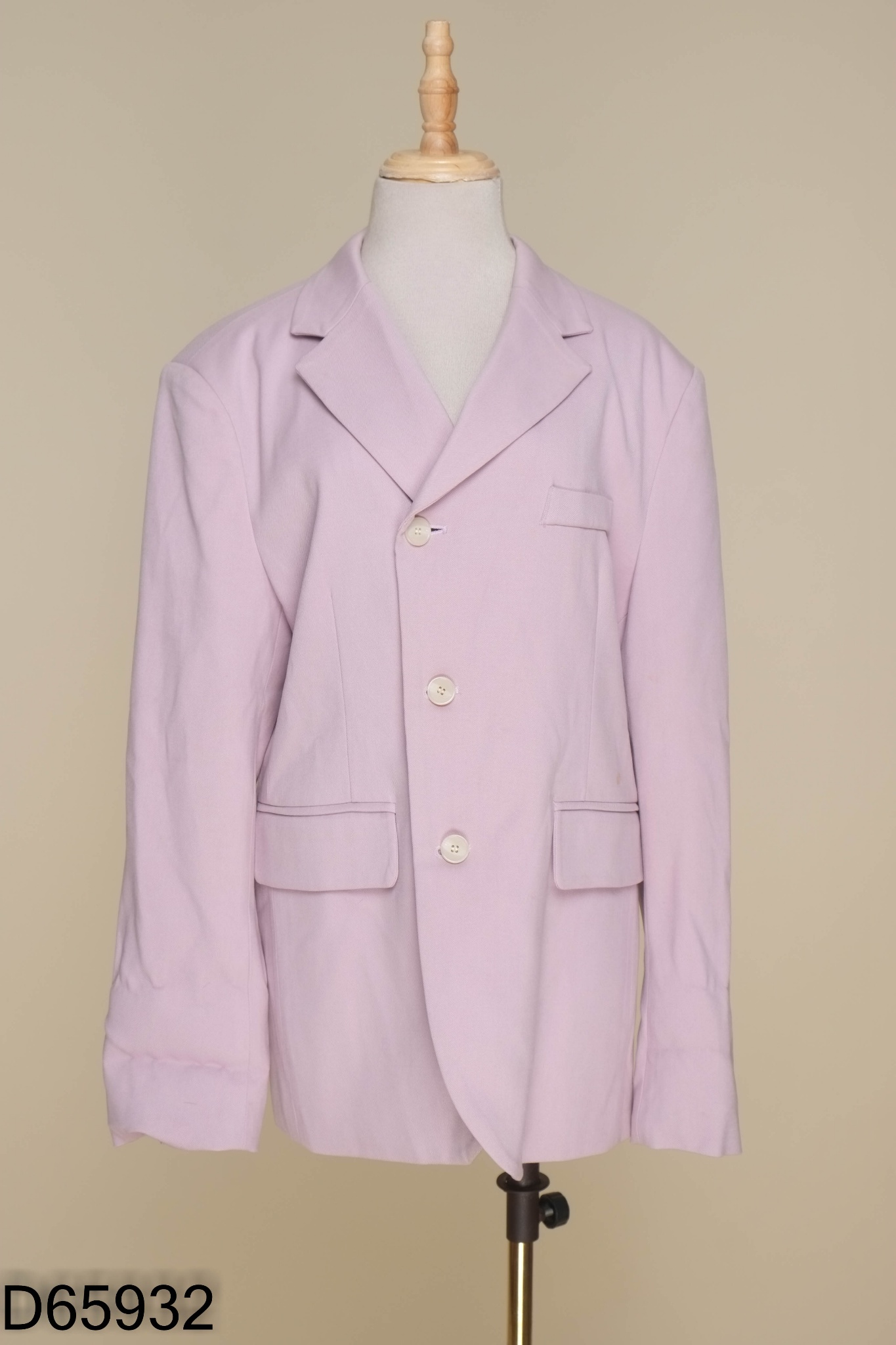 Áo blazer tím 3 cúc dọc