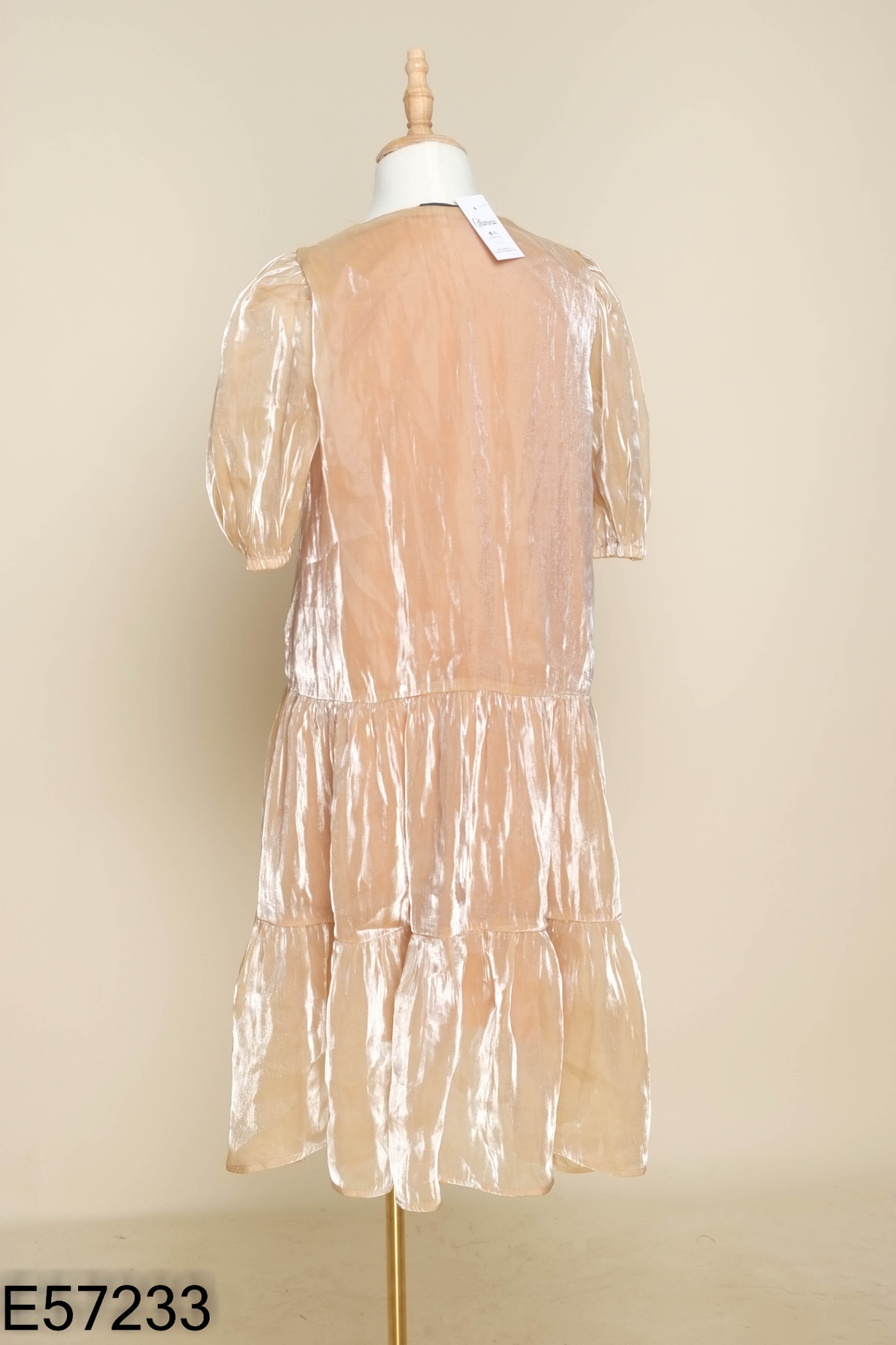 Váy MOONCI organza nâu