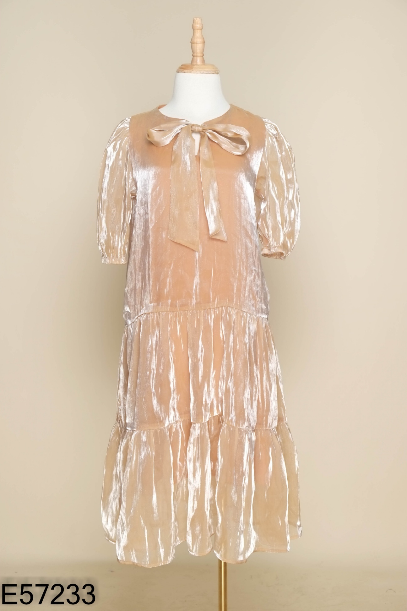 Váy MOONCI organza nâu