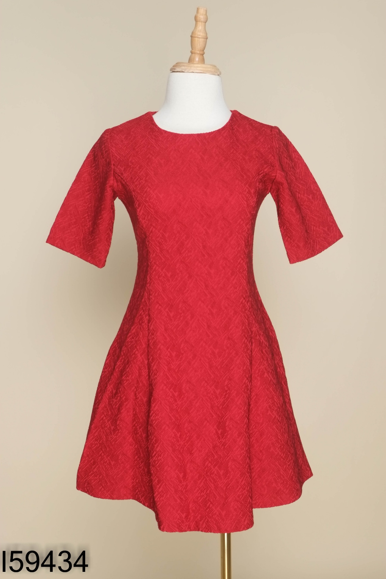 Váy ROSARA đỏ hoạ tiết