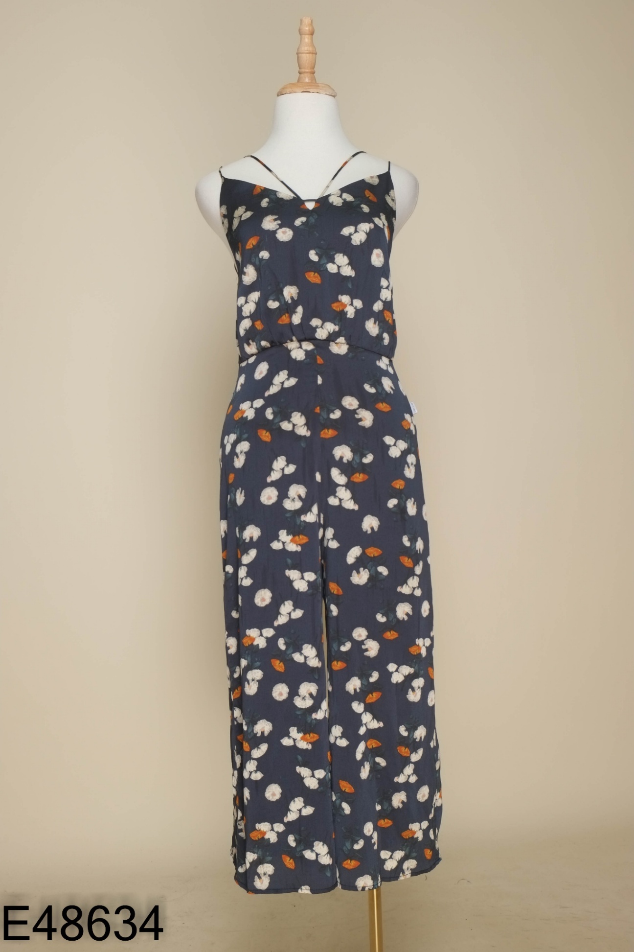 Jumpsuits D.CHIC xanh lá hoạ tiết